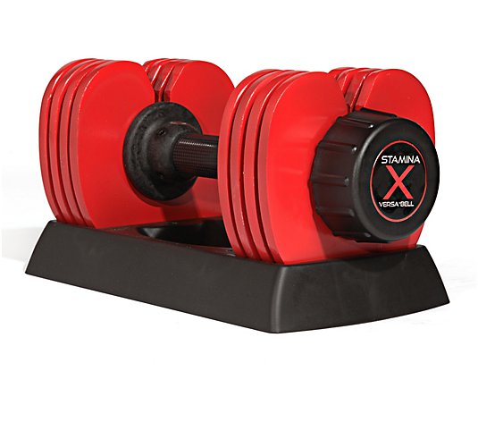 Stamina Adjustable Up to 50lbs Versa-Bell Dumbbell