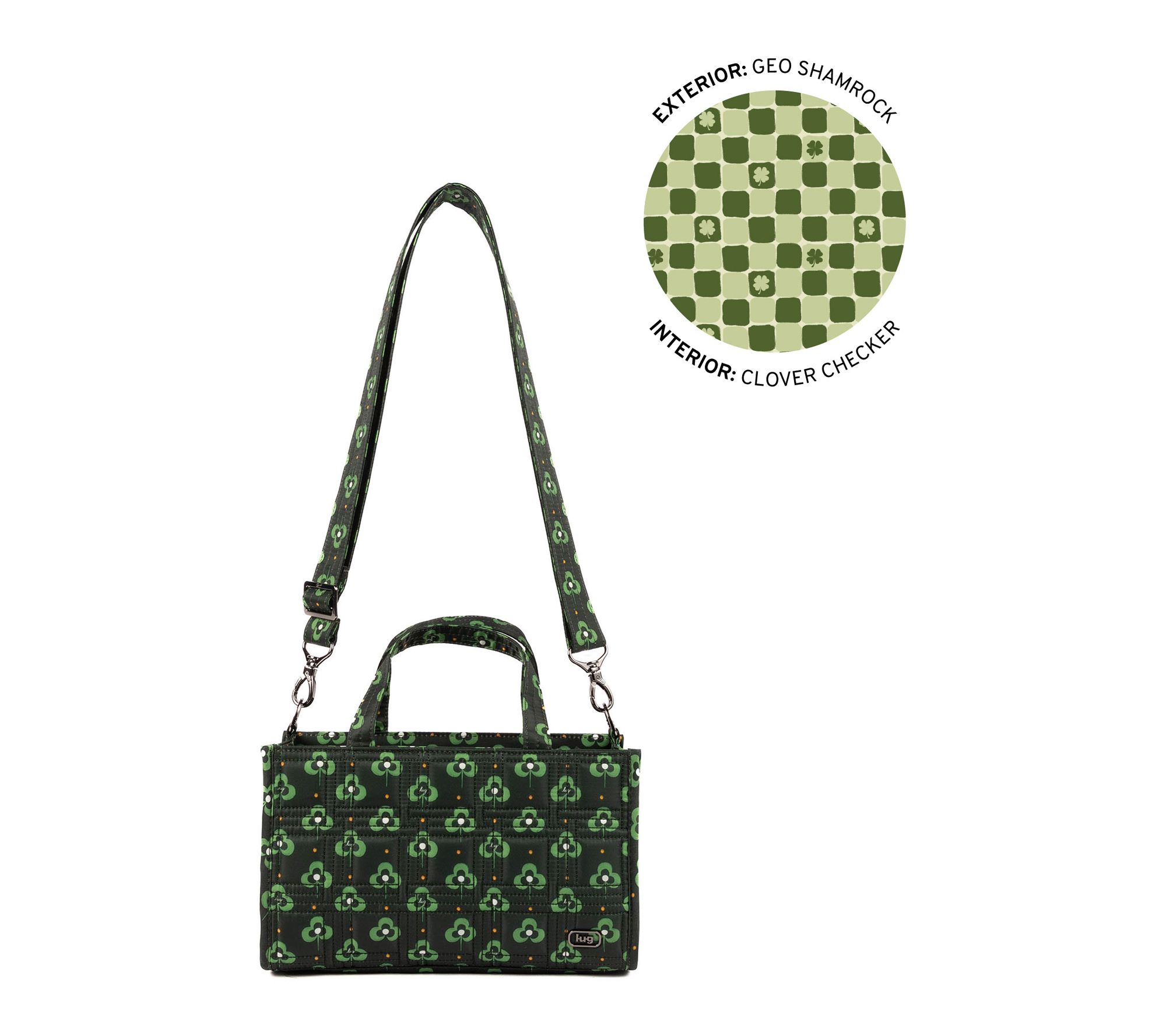 Lug Classic Quilt East West Top Handle Bag-Train