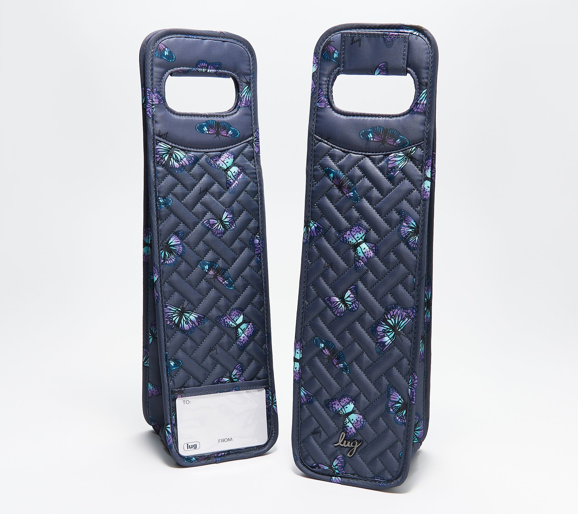 Lug Set of 2 Insulated Wine Totes - Shuttle