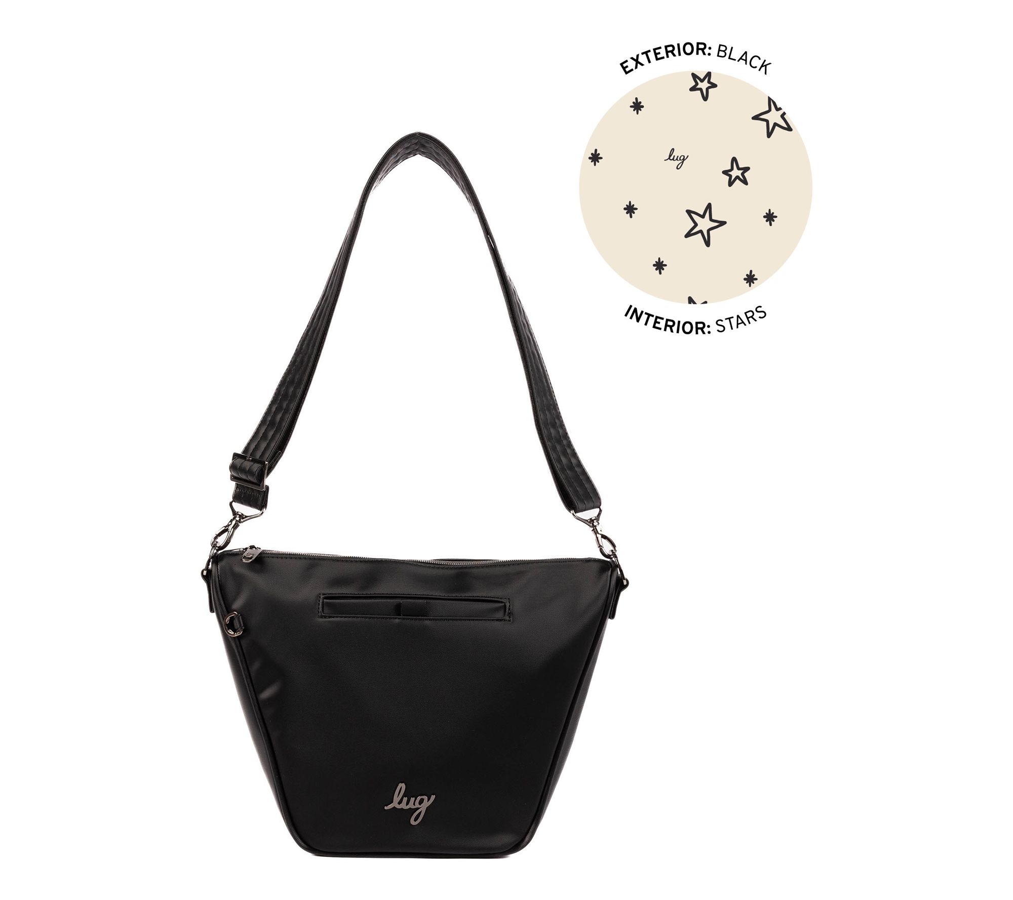 Lug Satin Luxe Medium Shoulder Bag- Quest