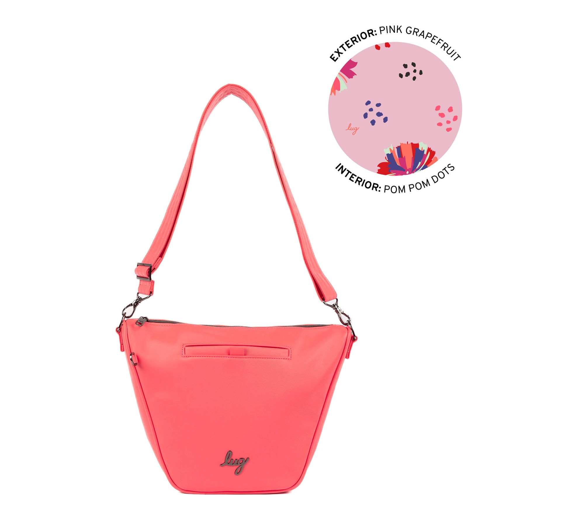 Lug Satin Luxe Medium Shoulder Bag- Quest