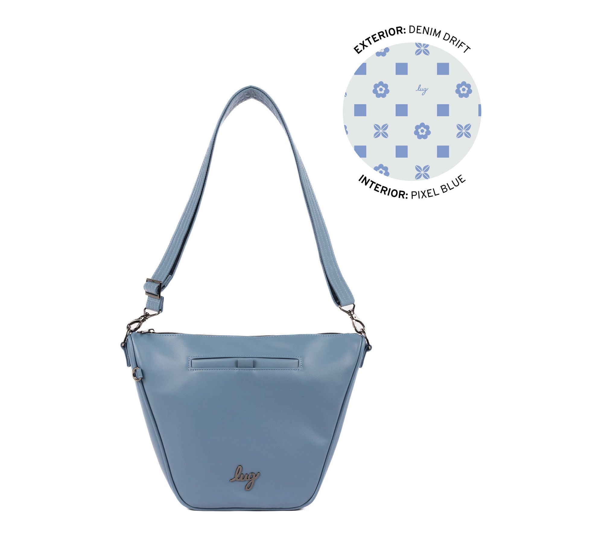 Lug Satin Luxe Medium Shoulder Bag- Quest