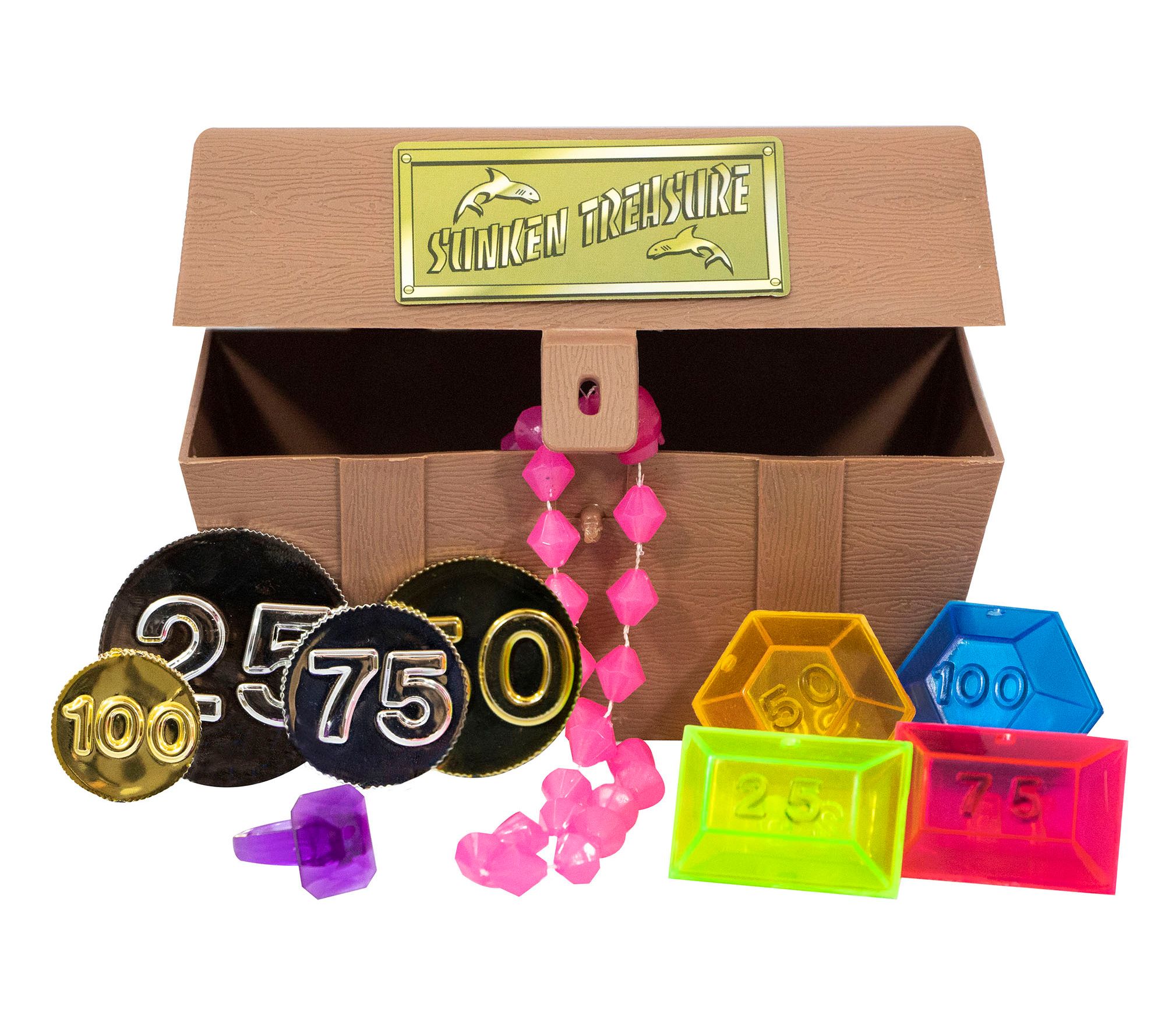 Swim Central 5.5" Treasure Chest Pool Dive Game Set