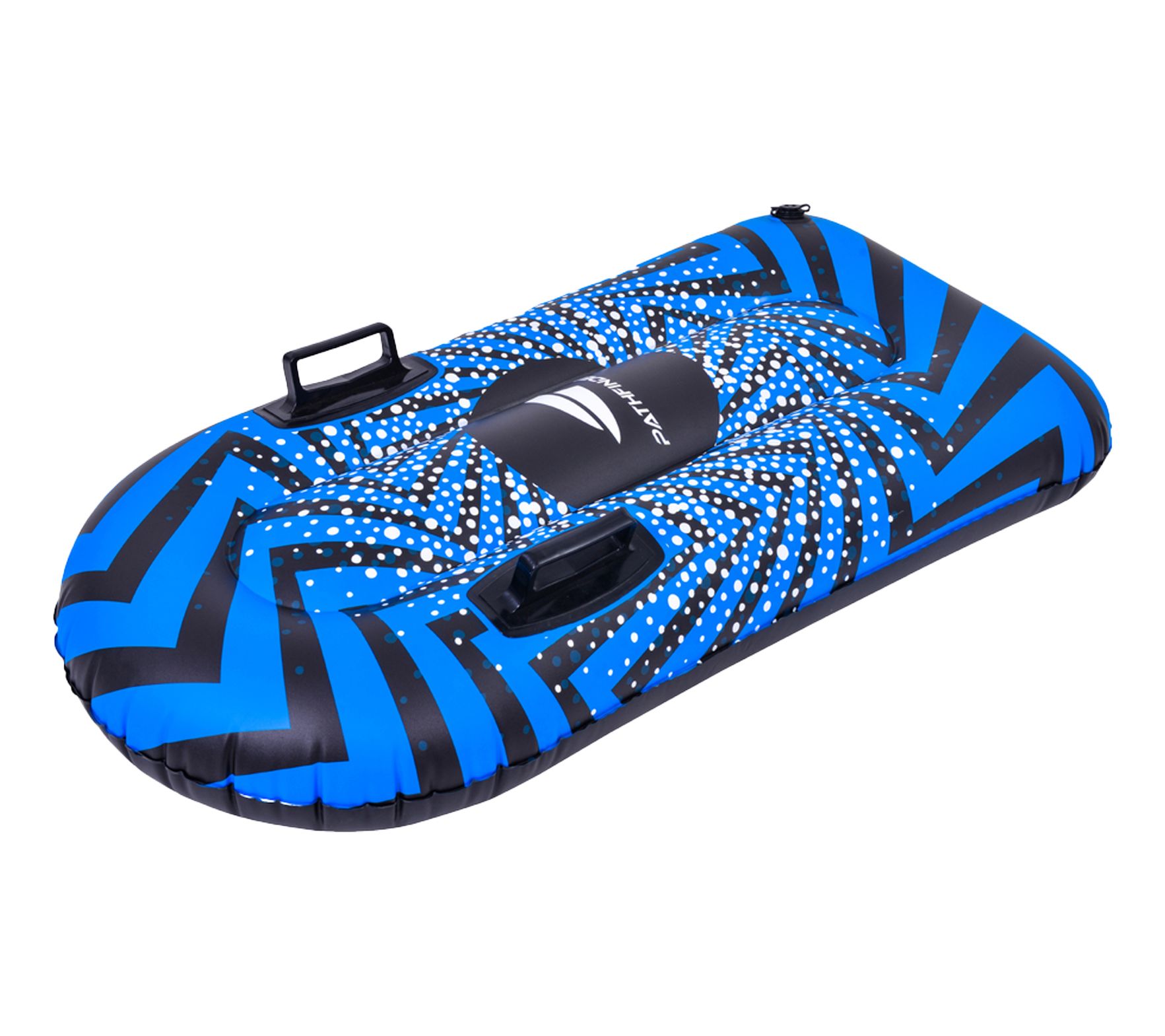 Pool Central 38" Black and Blue Ride-On Pool Float