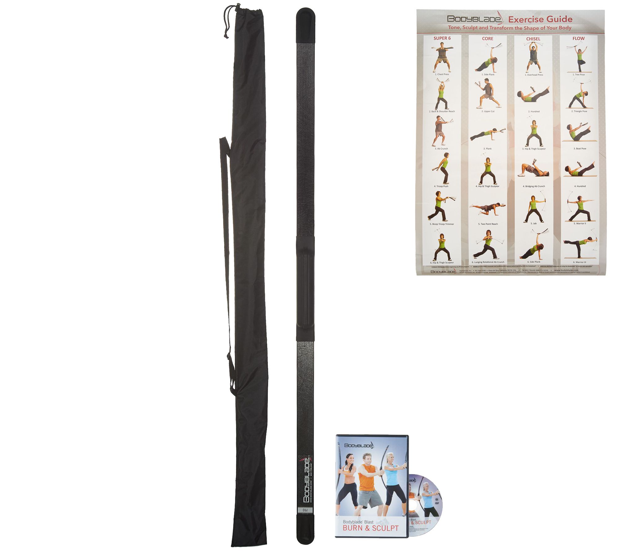 Bodyblade Pro Fit and Flex Resistance Training Kit w/ DVD