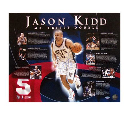 jason kidd autographed basketball