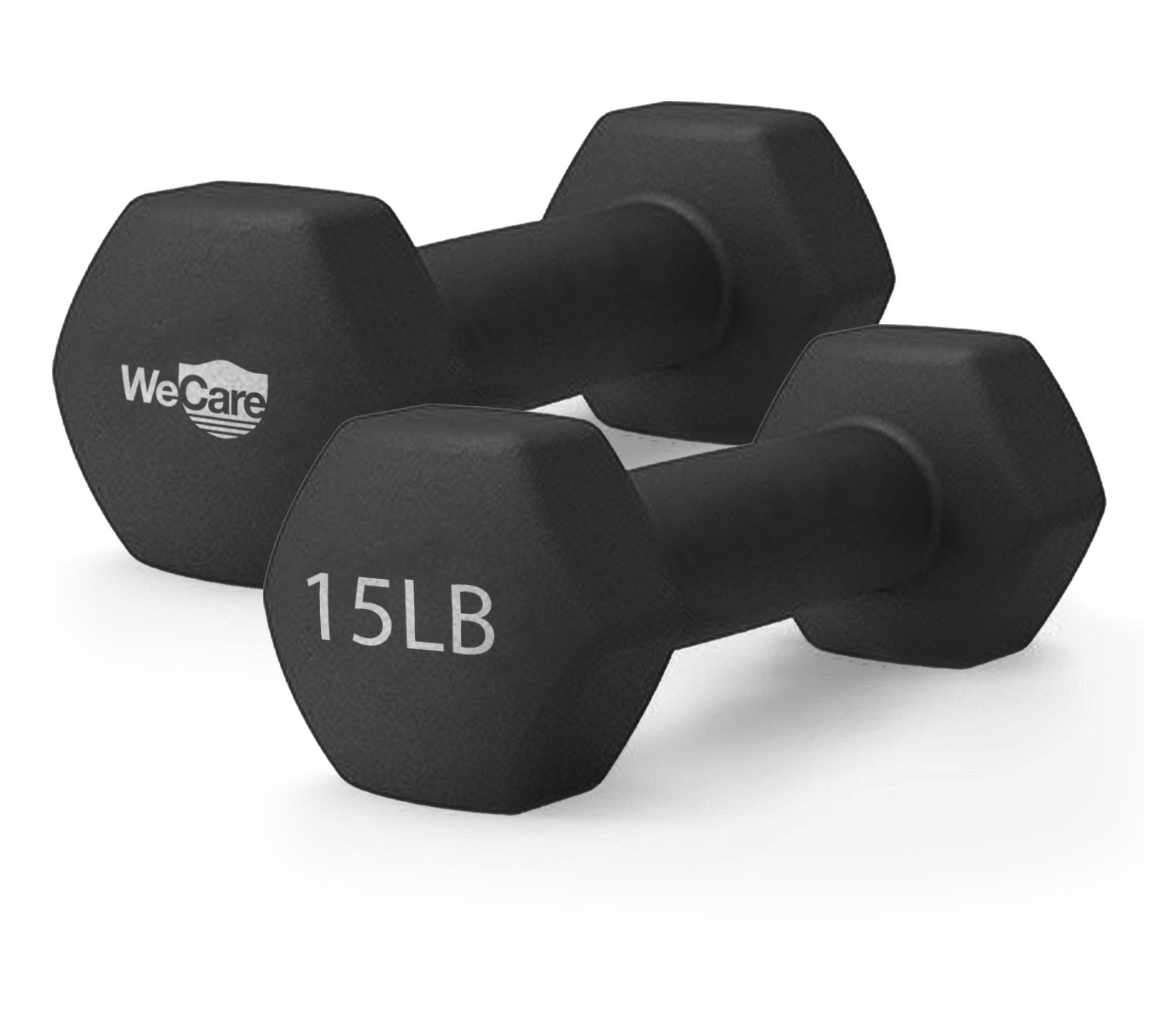 WeCare Dumbbells 15lbs Set of 2 QVC