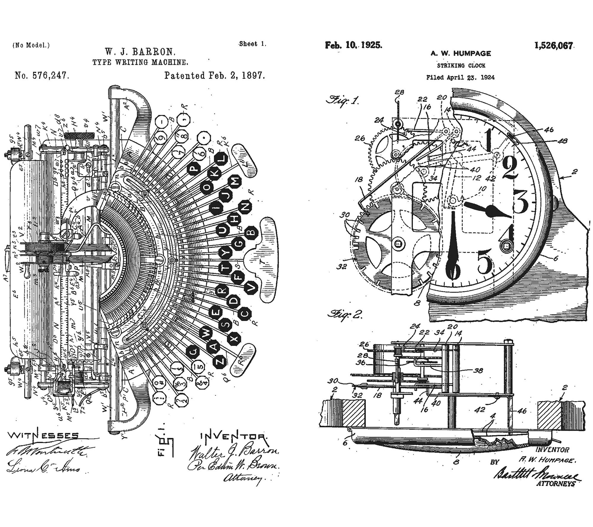 Tim Holtz Cling Stamps 7" x 8.5" - Inventor 1