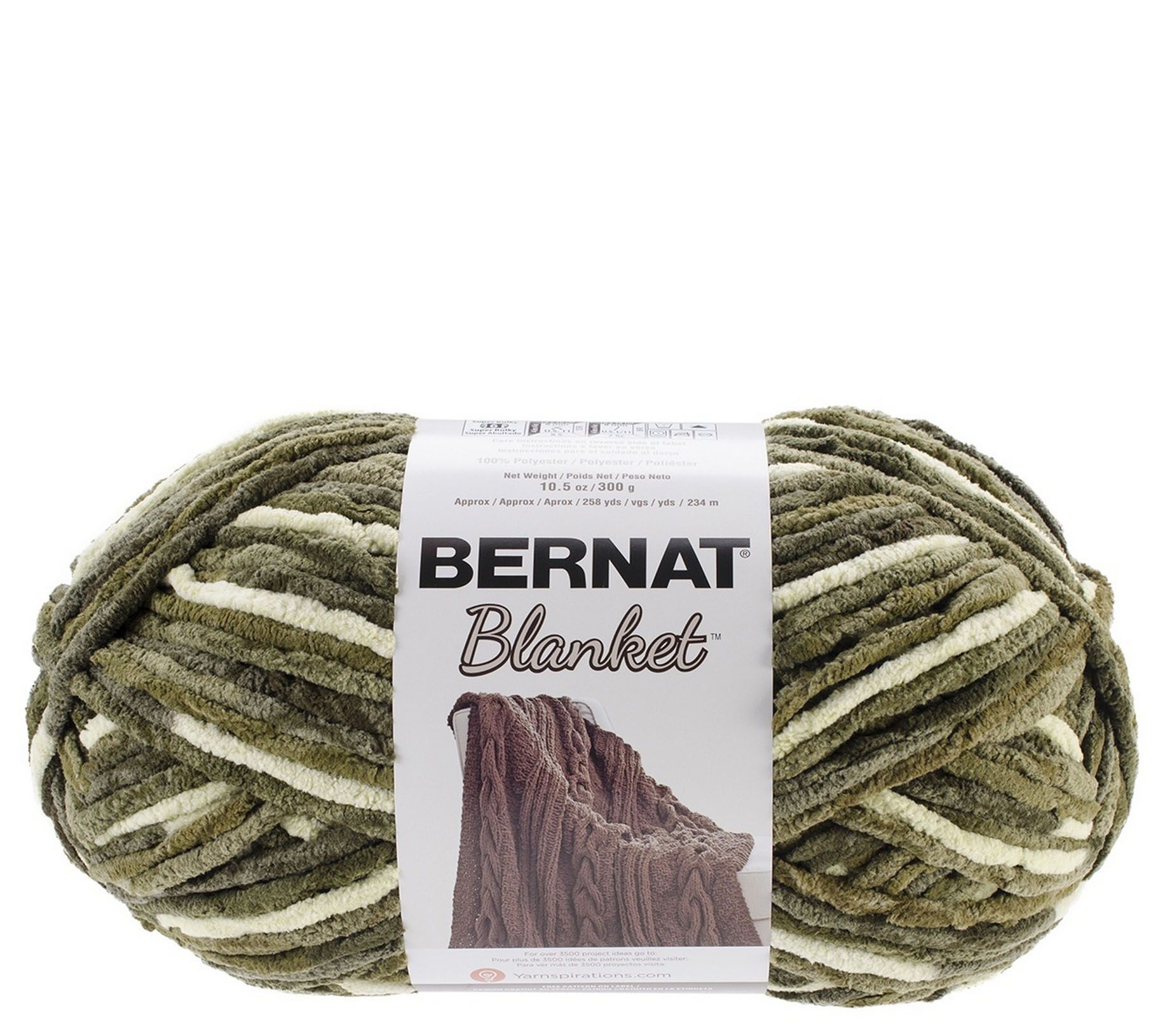 Bernat Blanket Multipack of 4 Gathering Moss Big Ball Yarn 