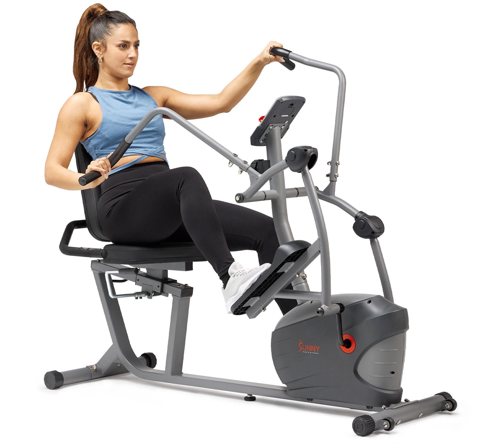 Sunny Health & Fitness Elite Recumbent Cross Trainer & Elliptical Machine  with Exclusive SunnyFit® App - Yahoo Shopping
