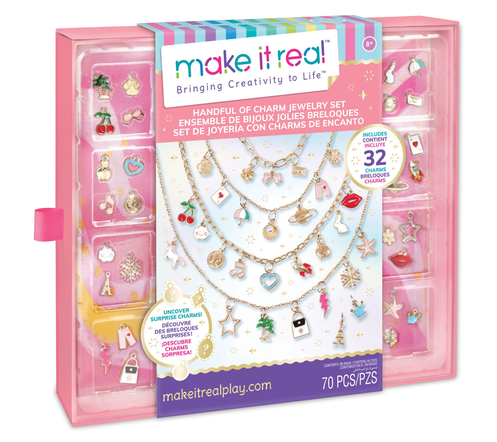 Make It Real Handful of Charm 70pc DIY JewelryKit