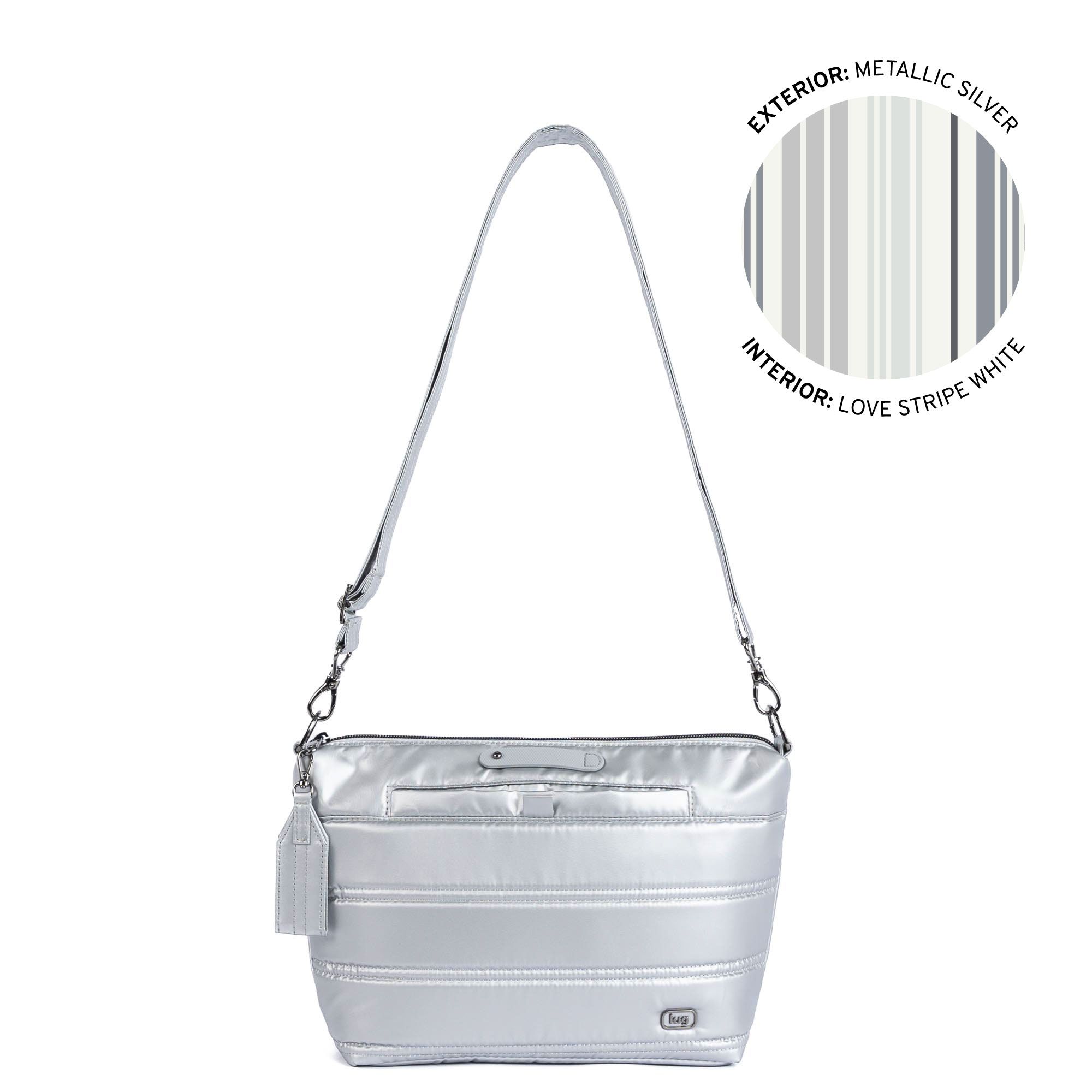 Lug Classic Quilted Crossbody with Charm Bar - Flare 2