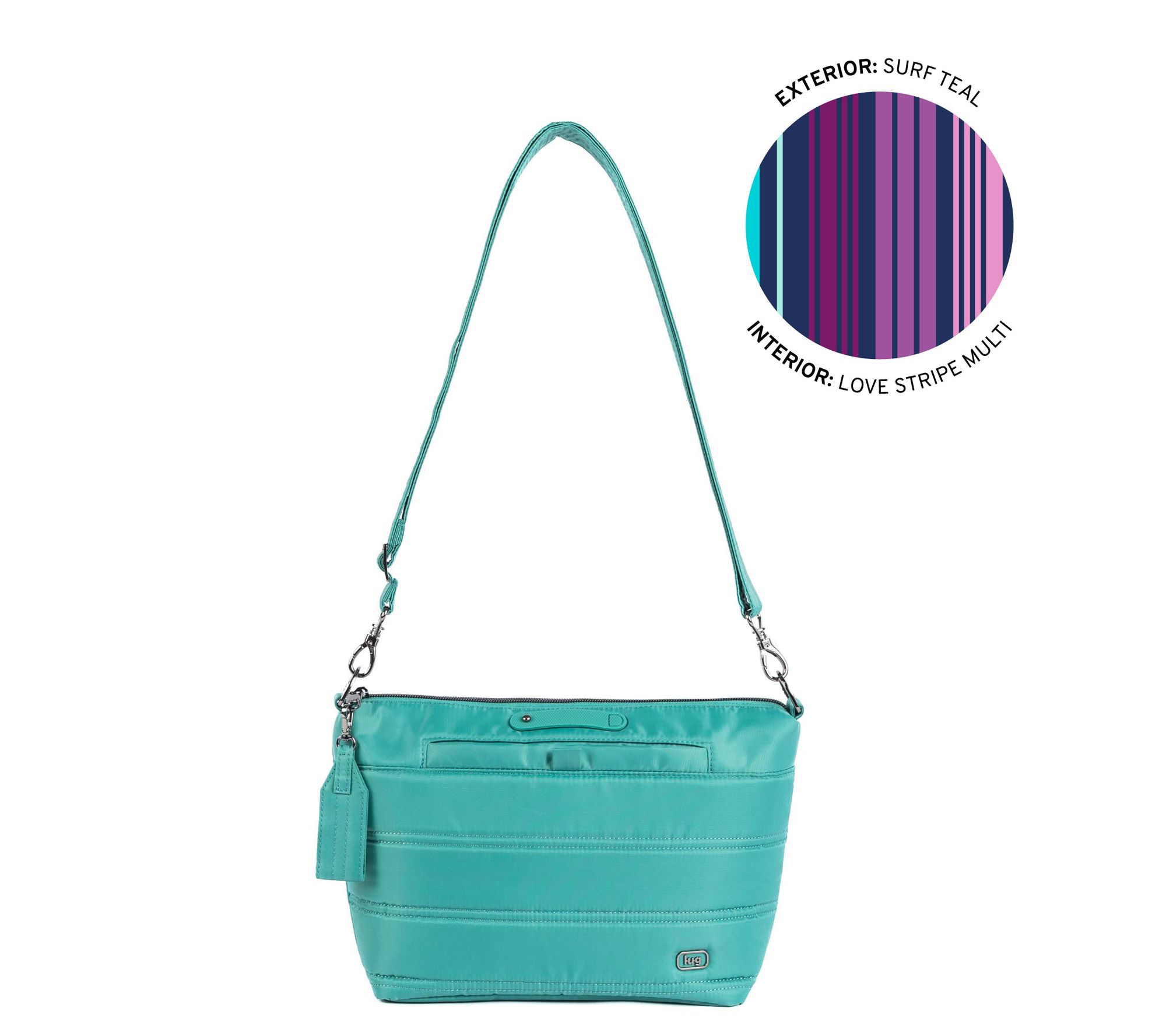 Lug Classic Quilted Crossbody with Charm Bar - Flare 2