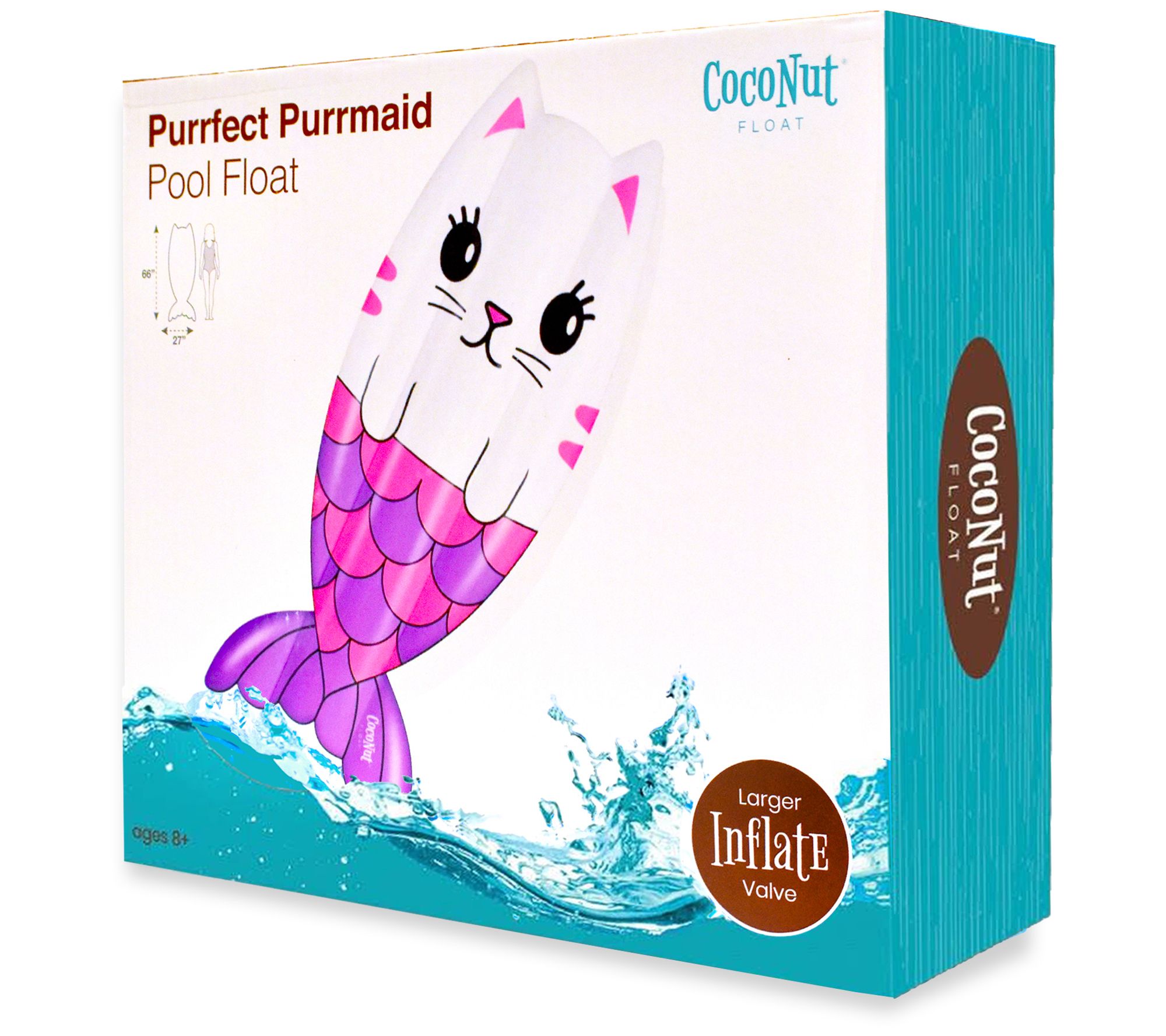 CocoNut Float Purrfect Purrmaid Pool Float