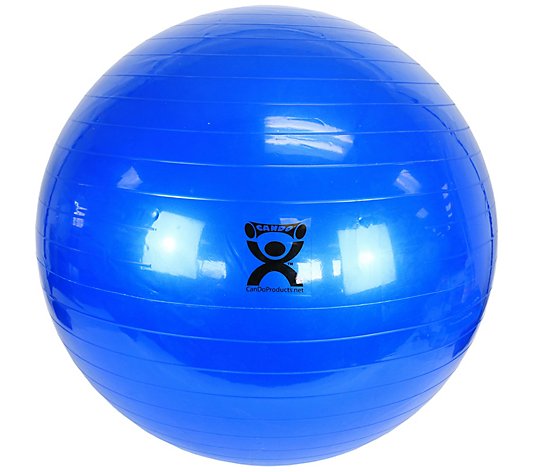 CanDo Inflatable Exercise Ball Blue 34 in (85 cm)