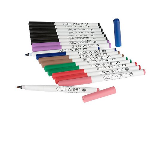 Slick Writers Set of 18 Assorted Color Pens 