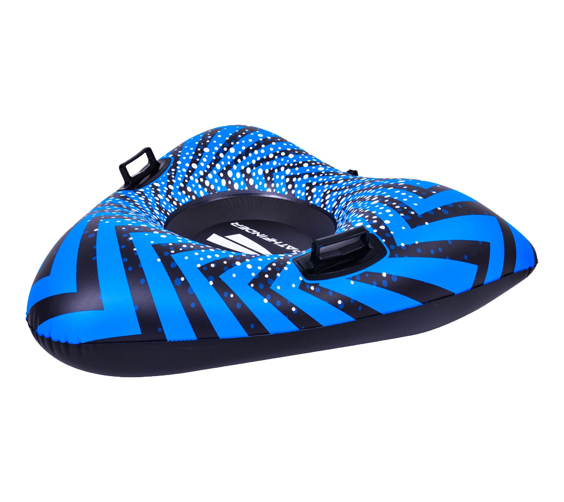 Pool Central 39" Black and Blue Ride-On Pool Float