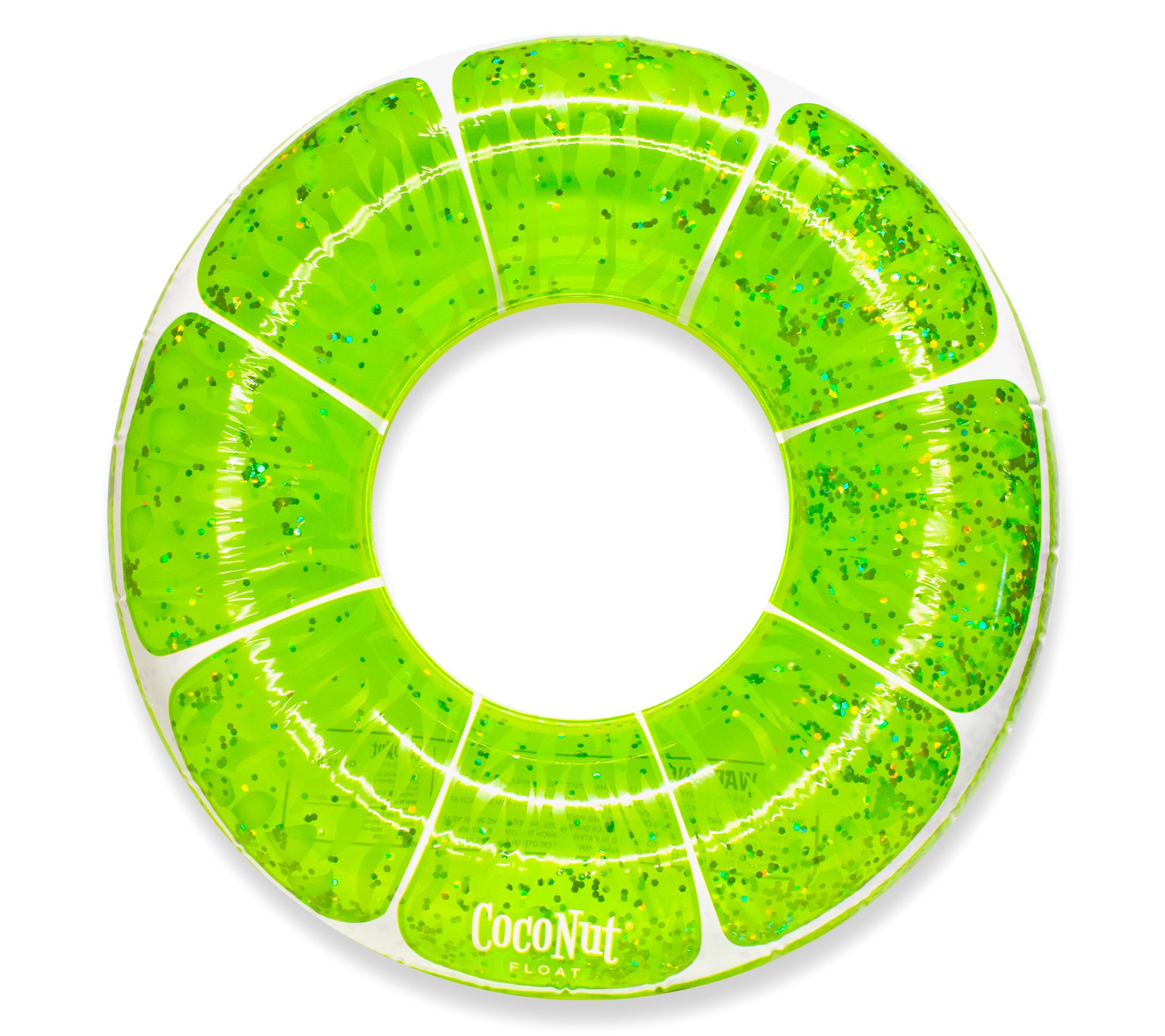 CocoNut Outdoor Lime Green Glitter Pool Float