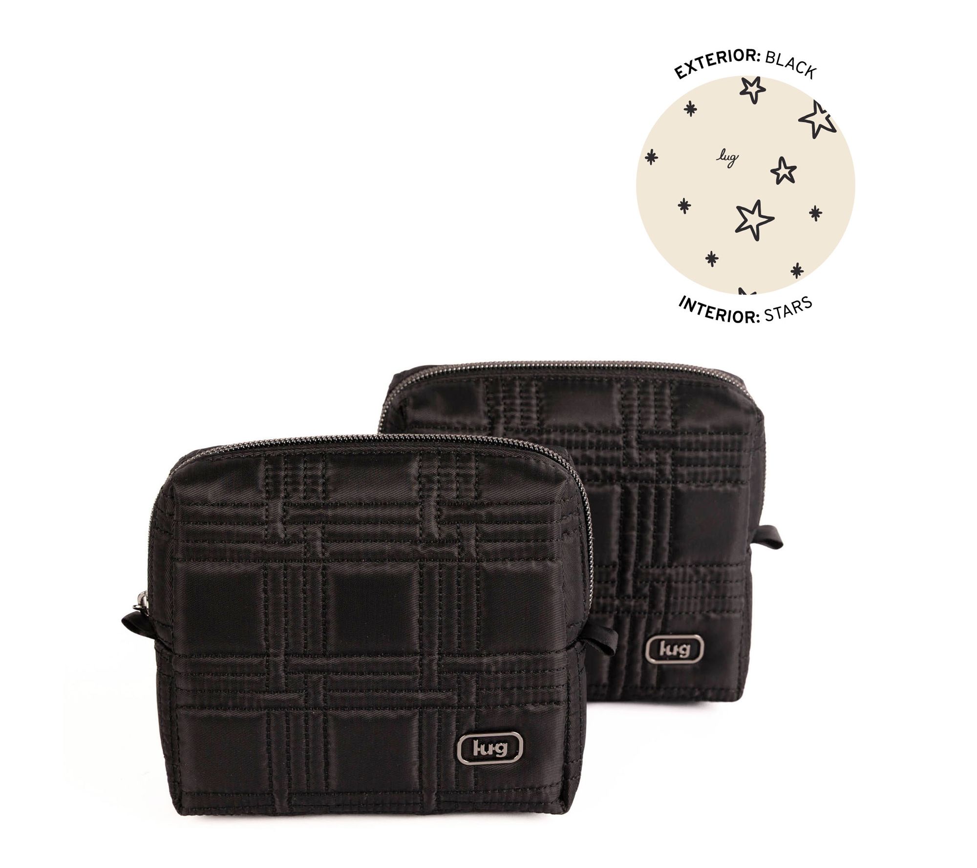 Lug Domino Pouch Duo with Clear Windows