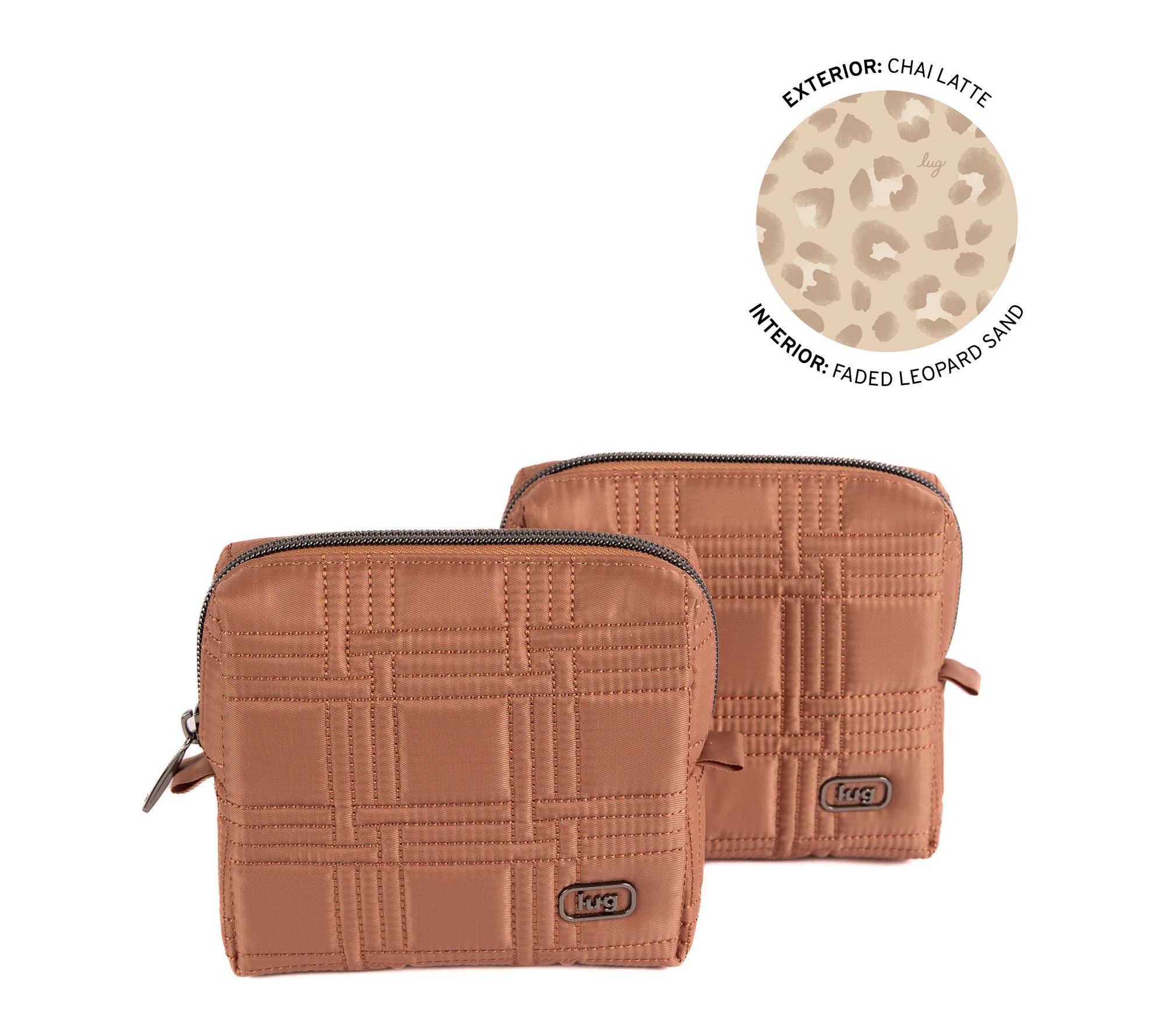 Lug Domino Pouch Duo with Clear Windows