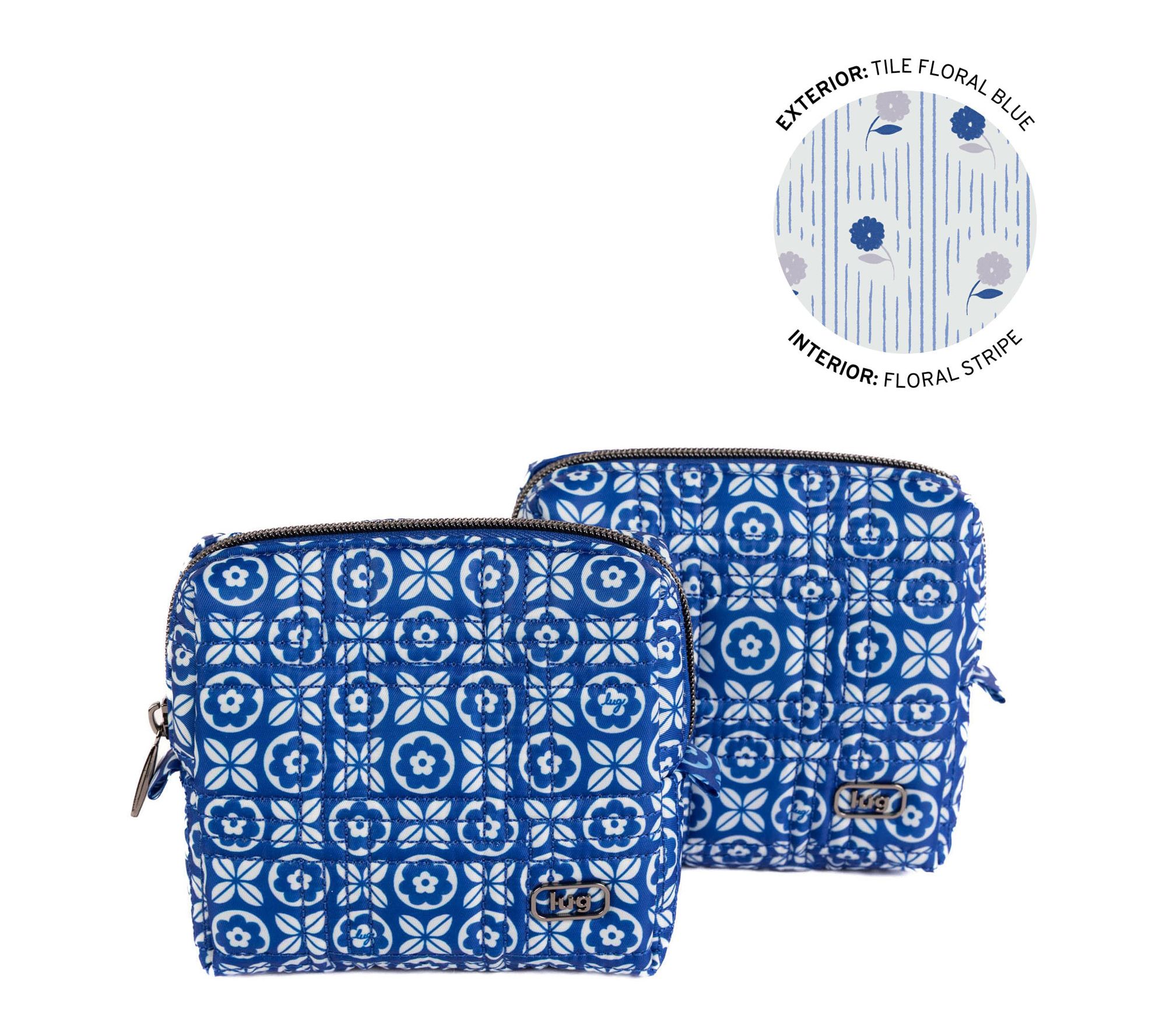 Lug Domino Pouch Duo with Clear Windows