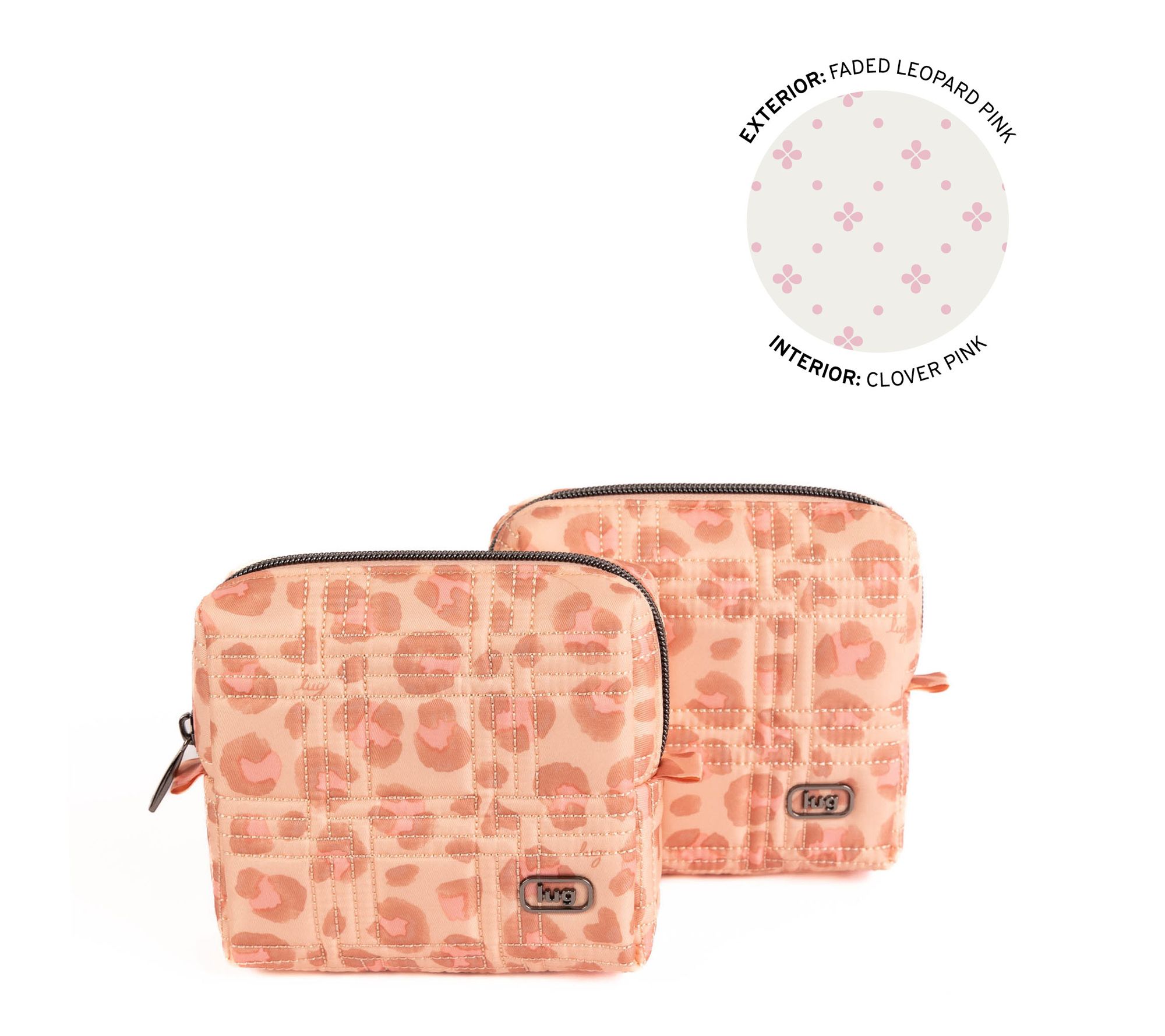 Lug Domino Pouch Duo with Clear Windows