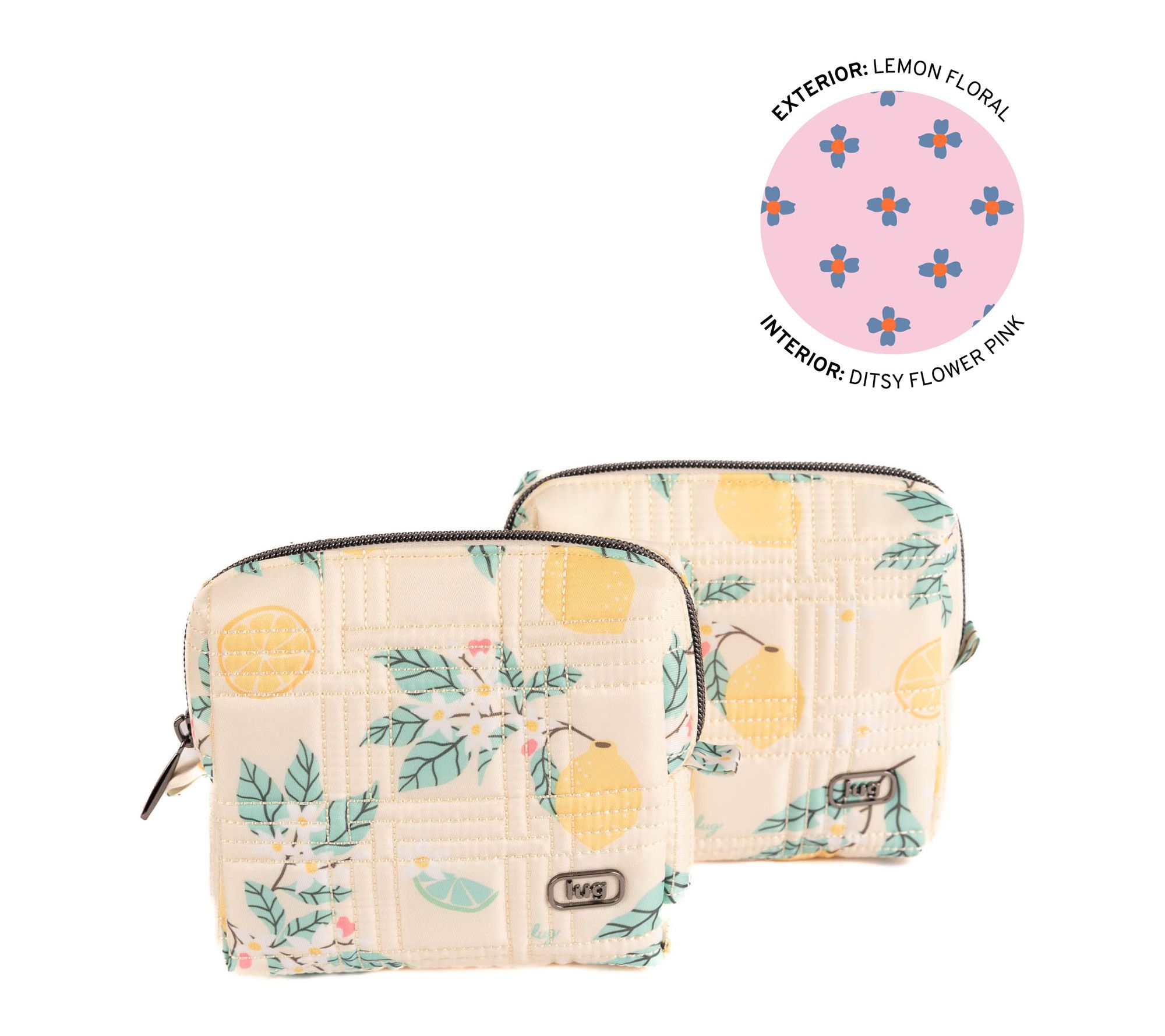 Lug Domino Pouch Duo with Clear Windows