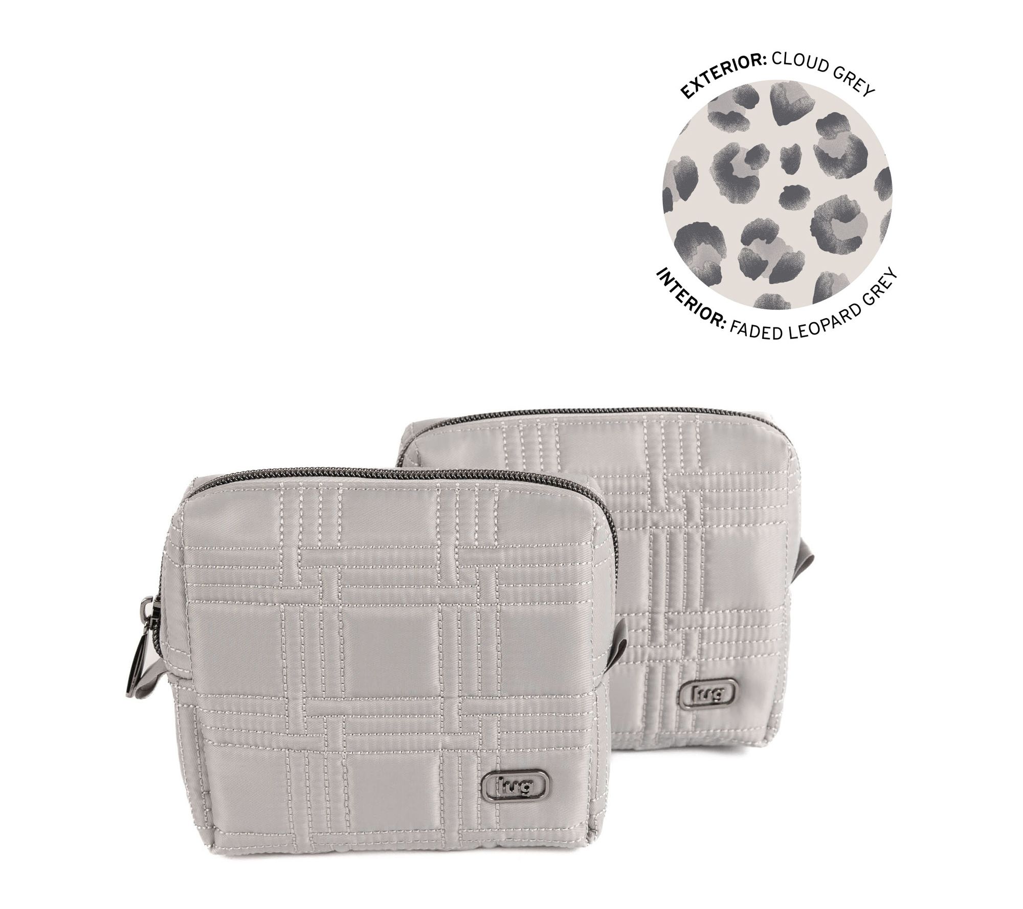 Lug Domino Pouch Duo with Clear Windows