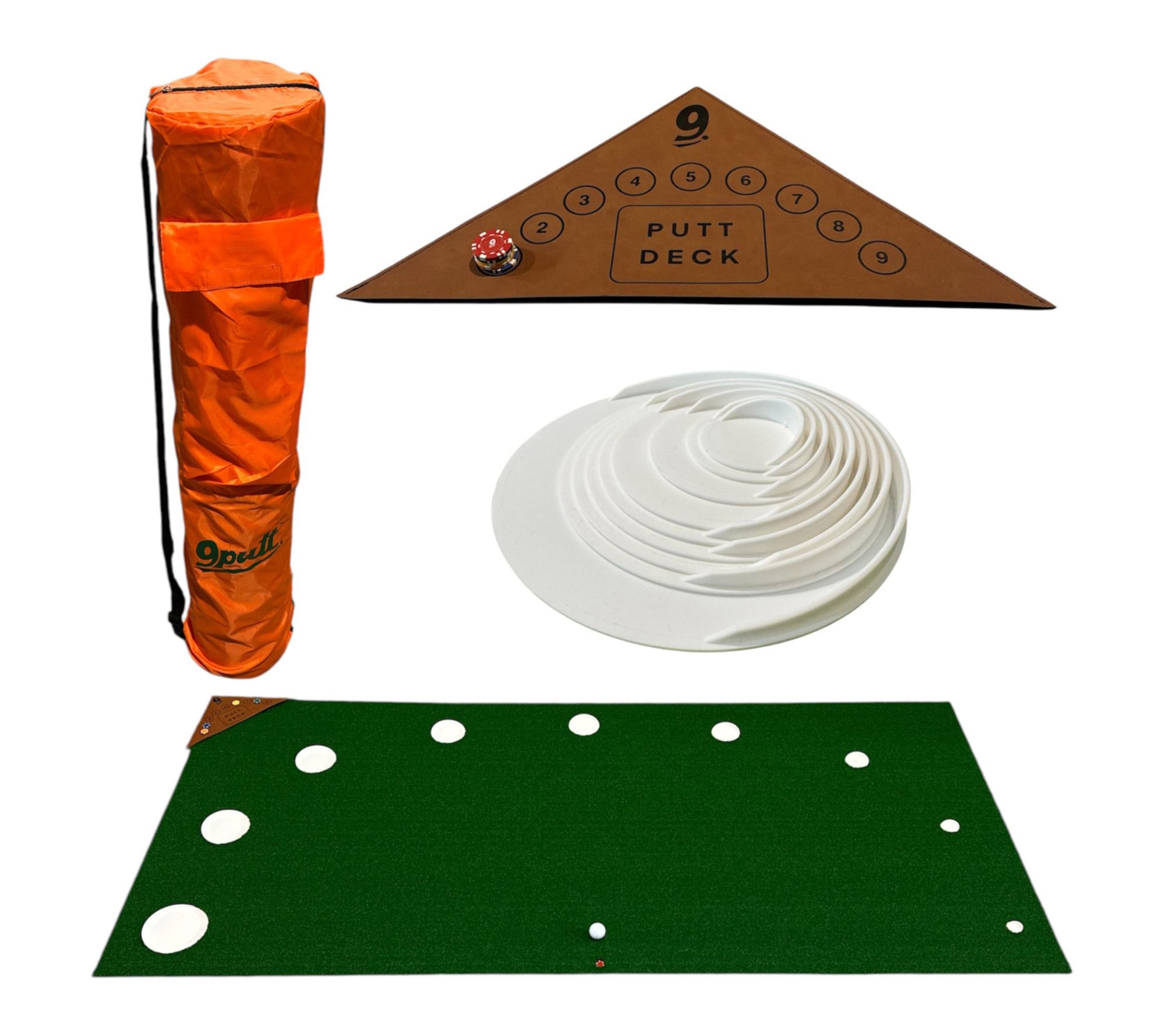 9Putt The Original 9Putt Mat Golf Putting & Training Game