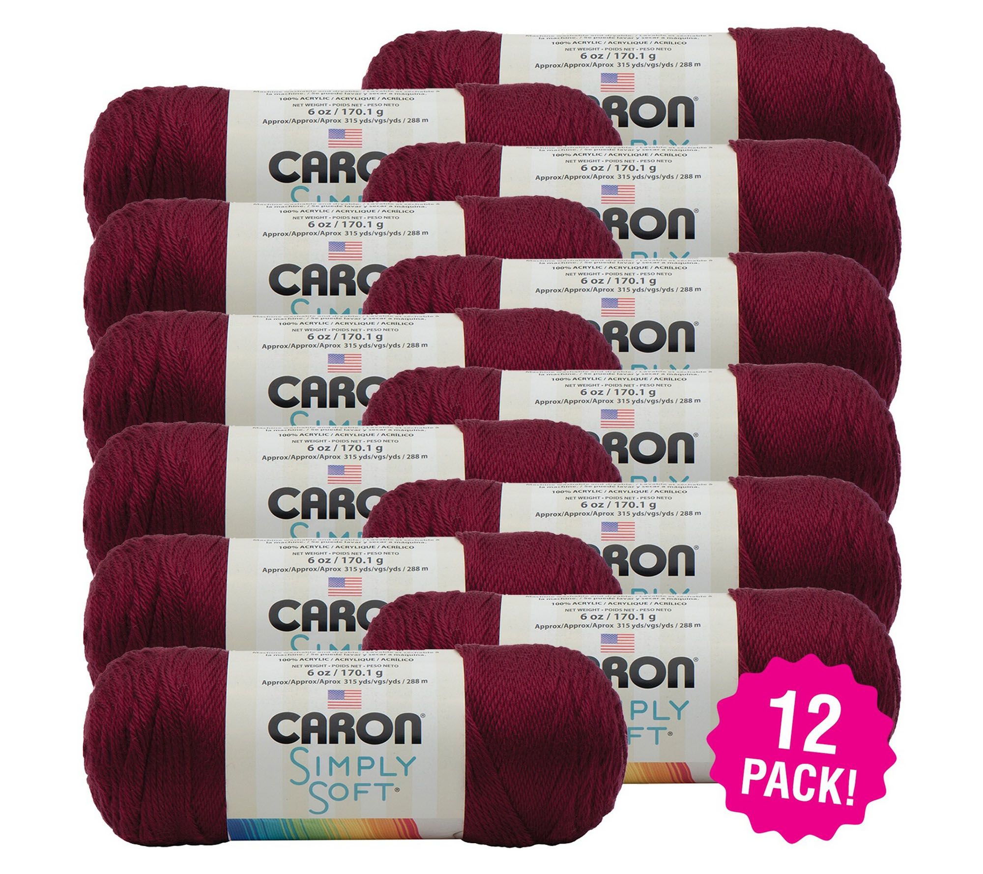 Caron SIMPLY SOFT Yarn Choose Color 
