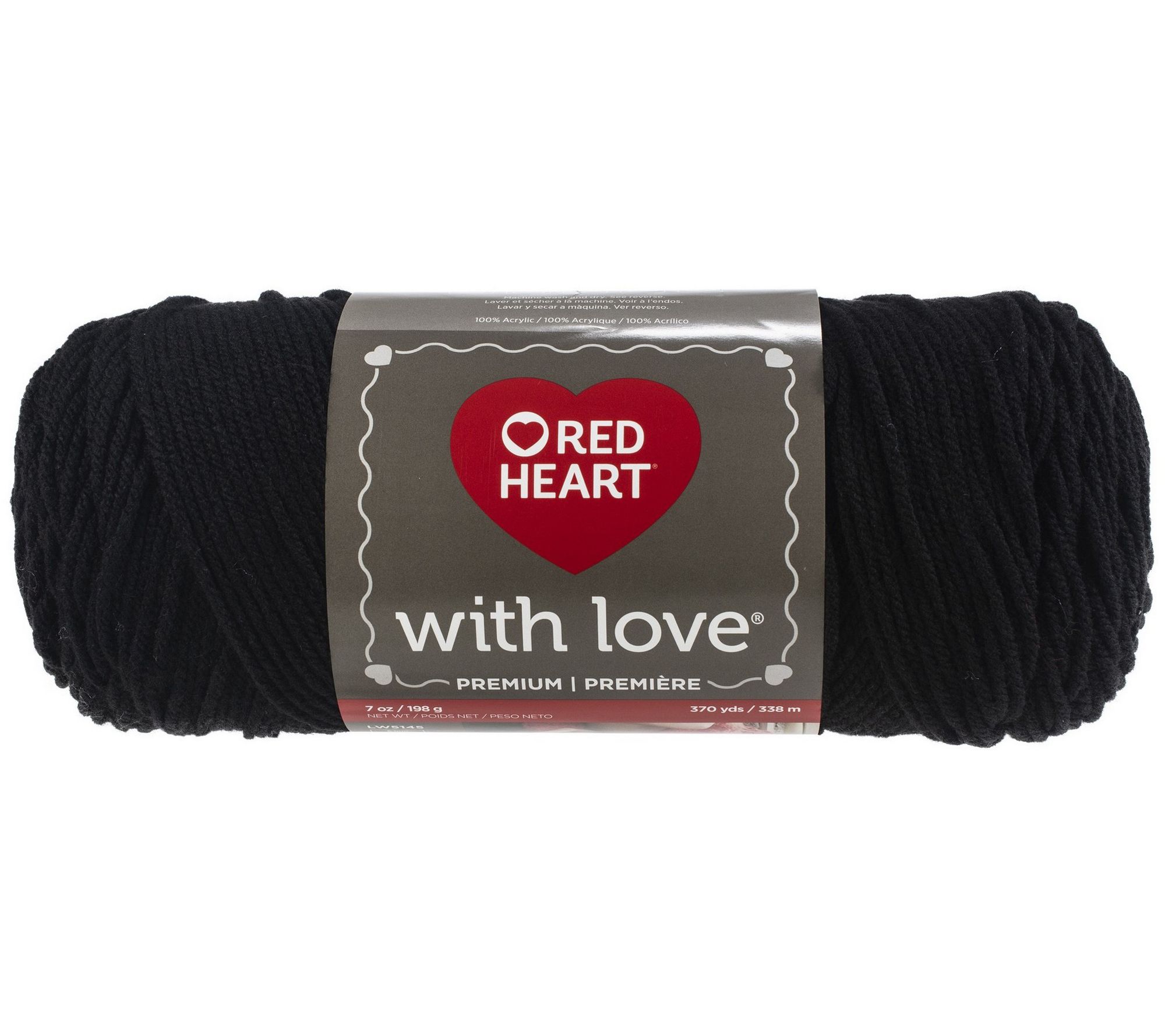Red Heart Multipack of 6 Black With Love Yarn 
