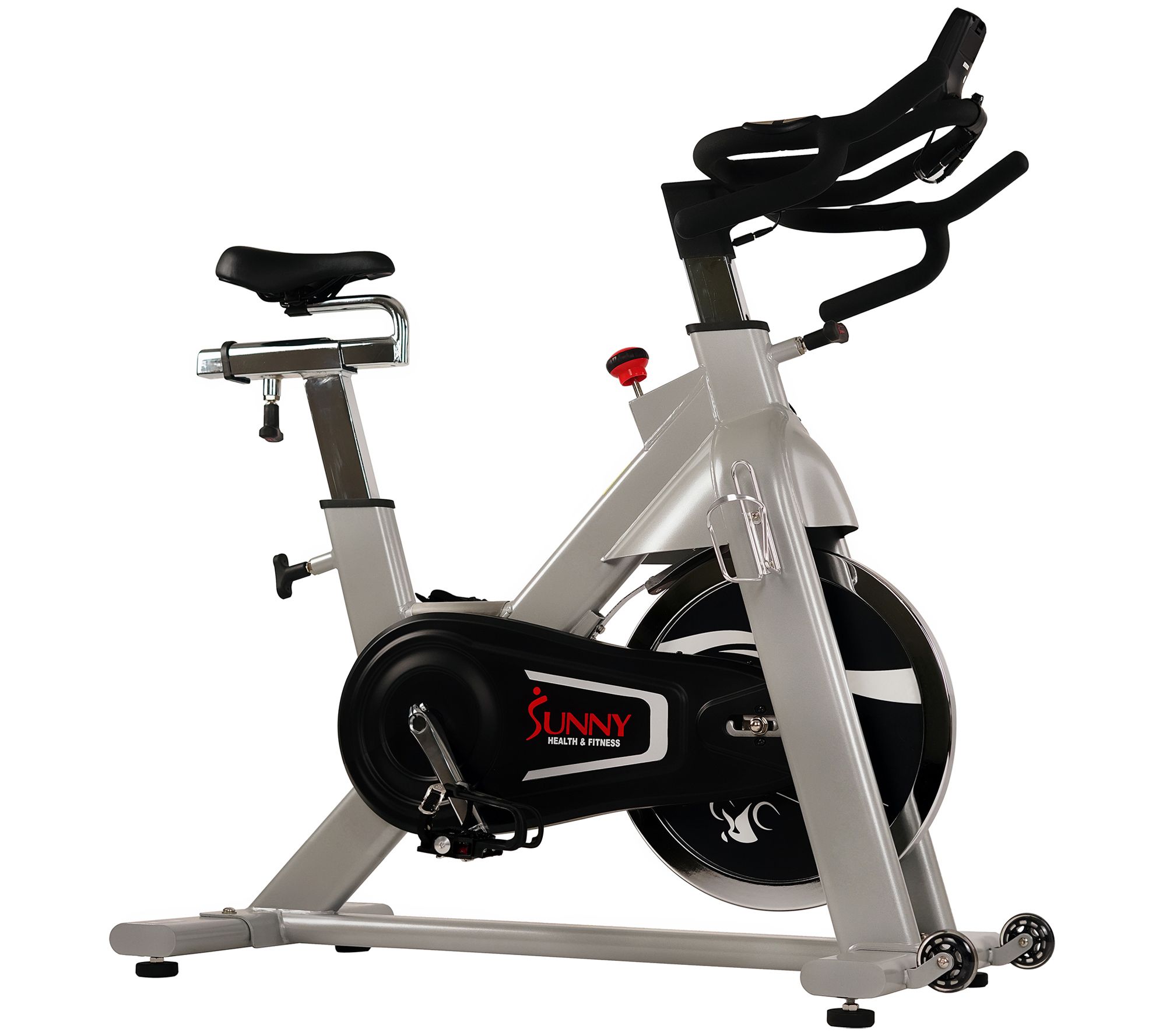 Sunny health & fitness magnetic belt drive discount indoor cycling bike with 44 lb flywheel