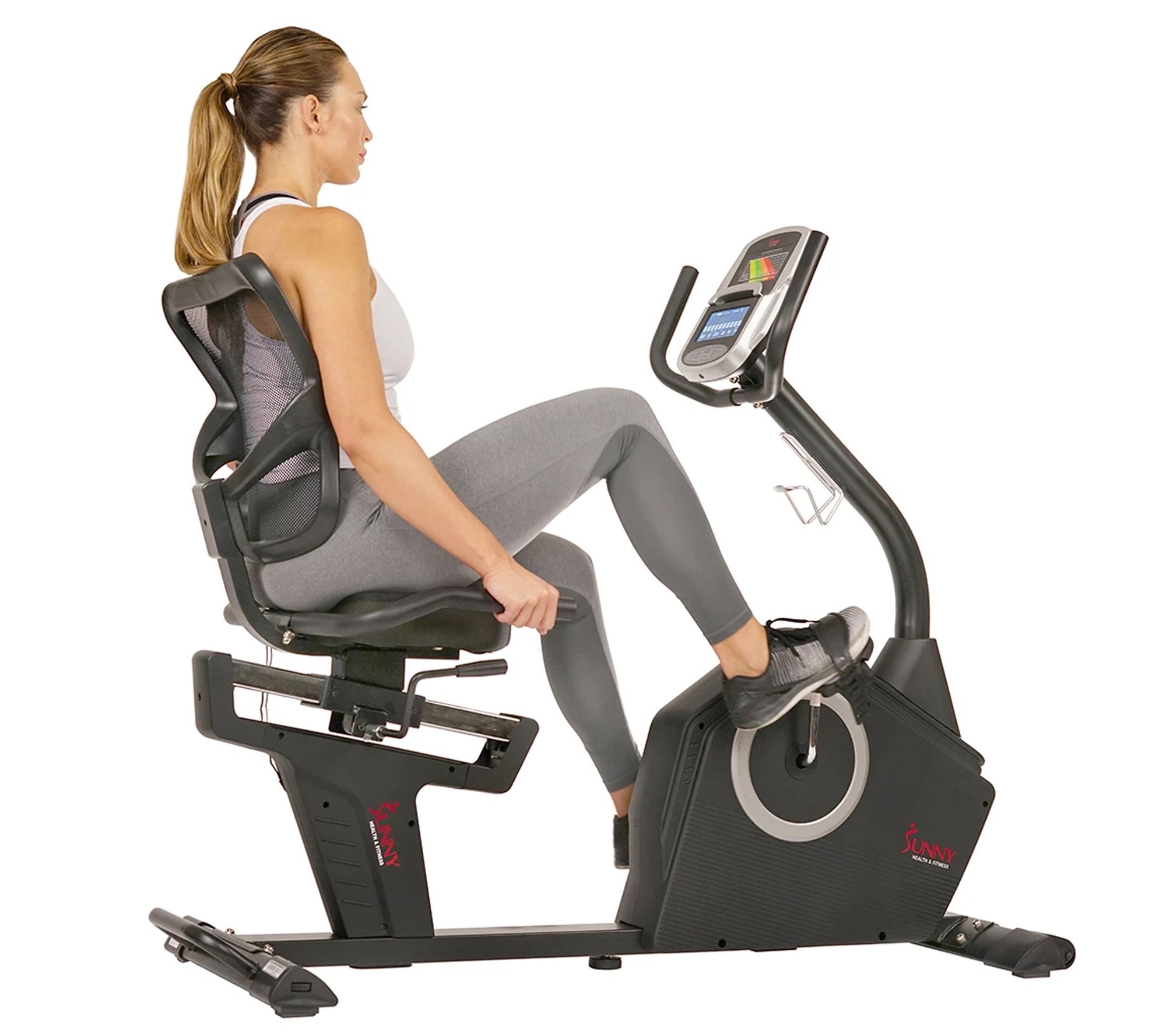 Sunny Health Fitness Programmable Recumbent Bik e - SF-RB4850 - QVC.com