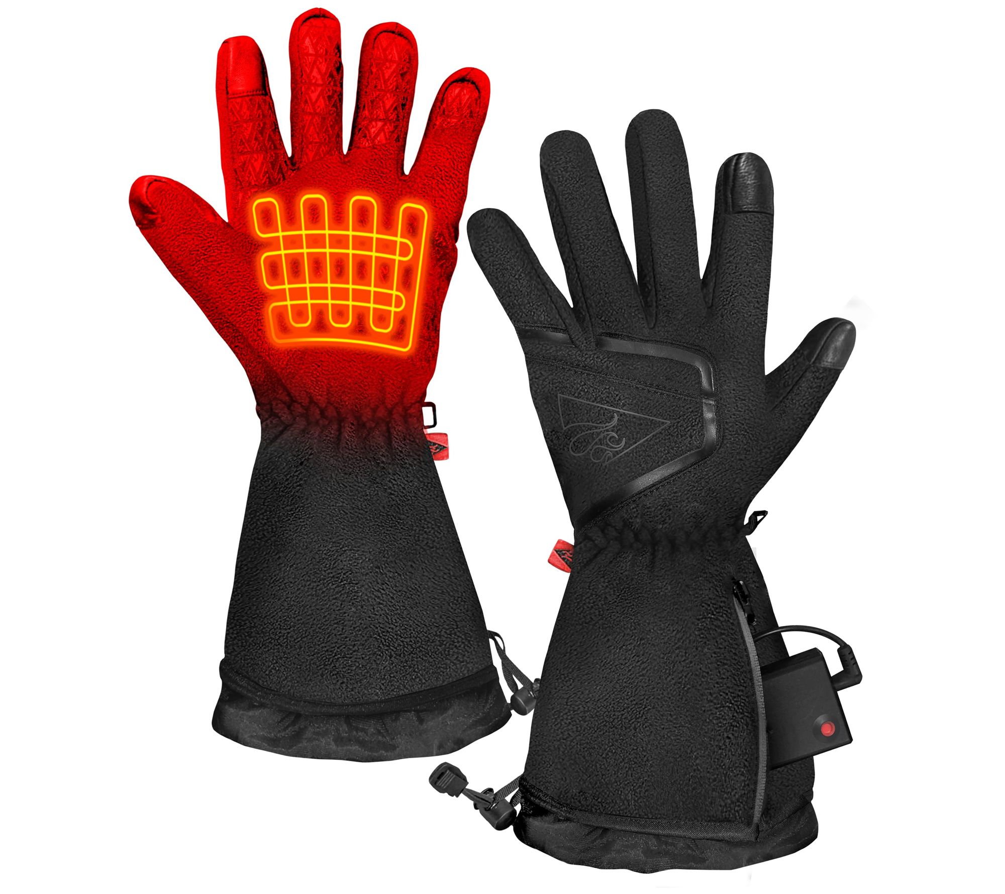 ActionHeat Men's AA Battery-Heated Fleece Gloves 2.0 - QVC.com