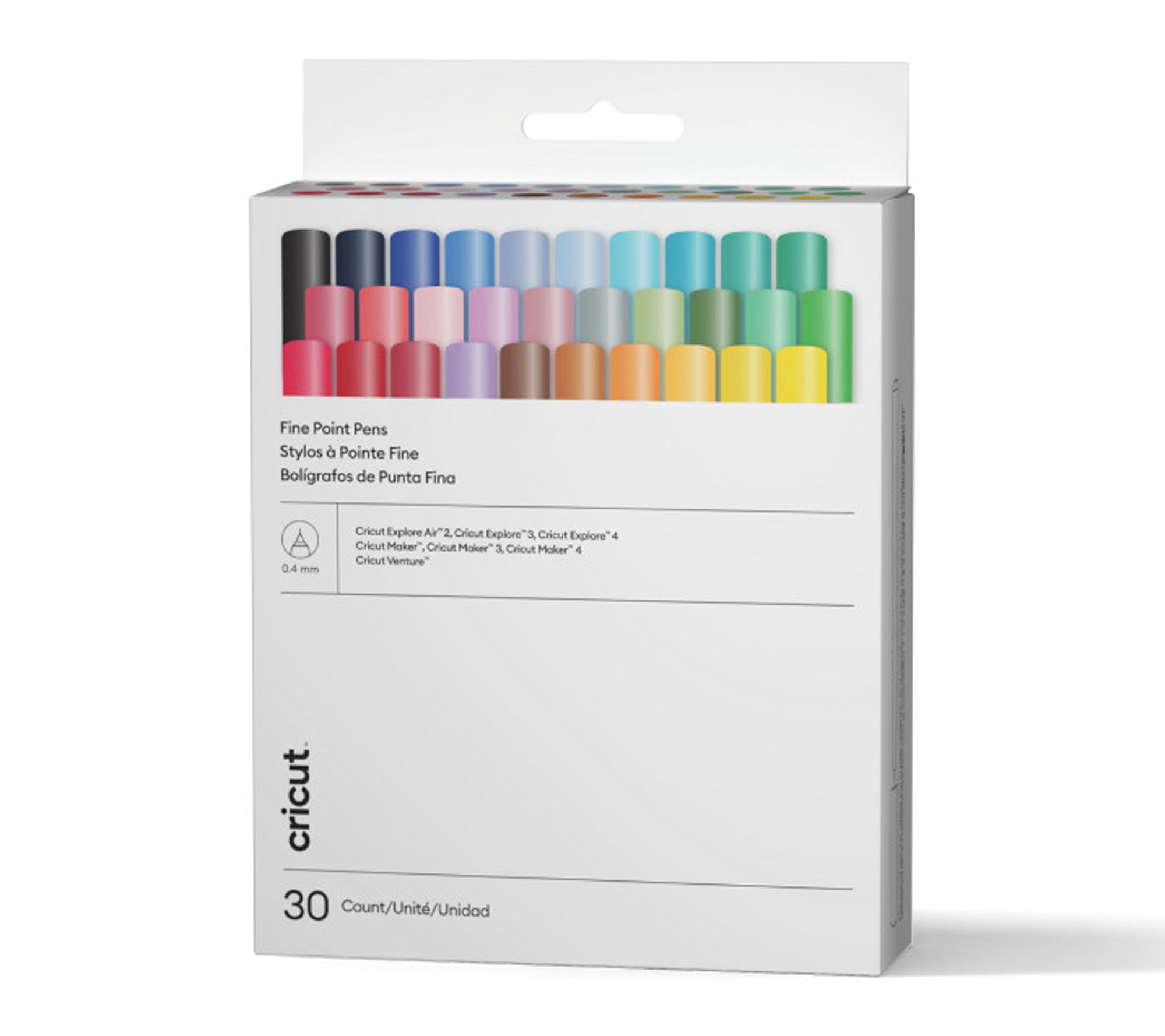 Cricut Fine Point Pen 0.4 mm 30 count UltimateSampler Colors