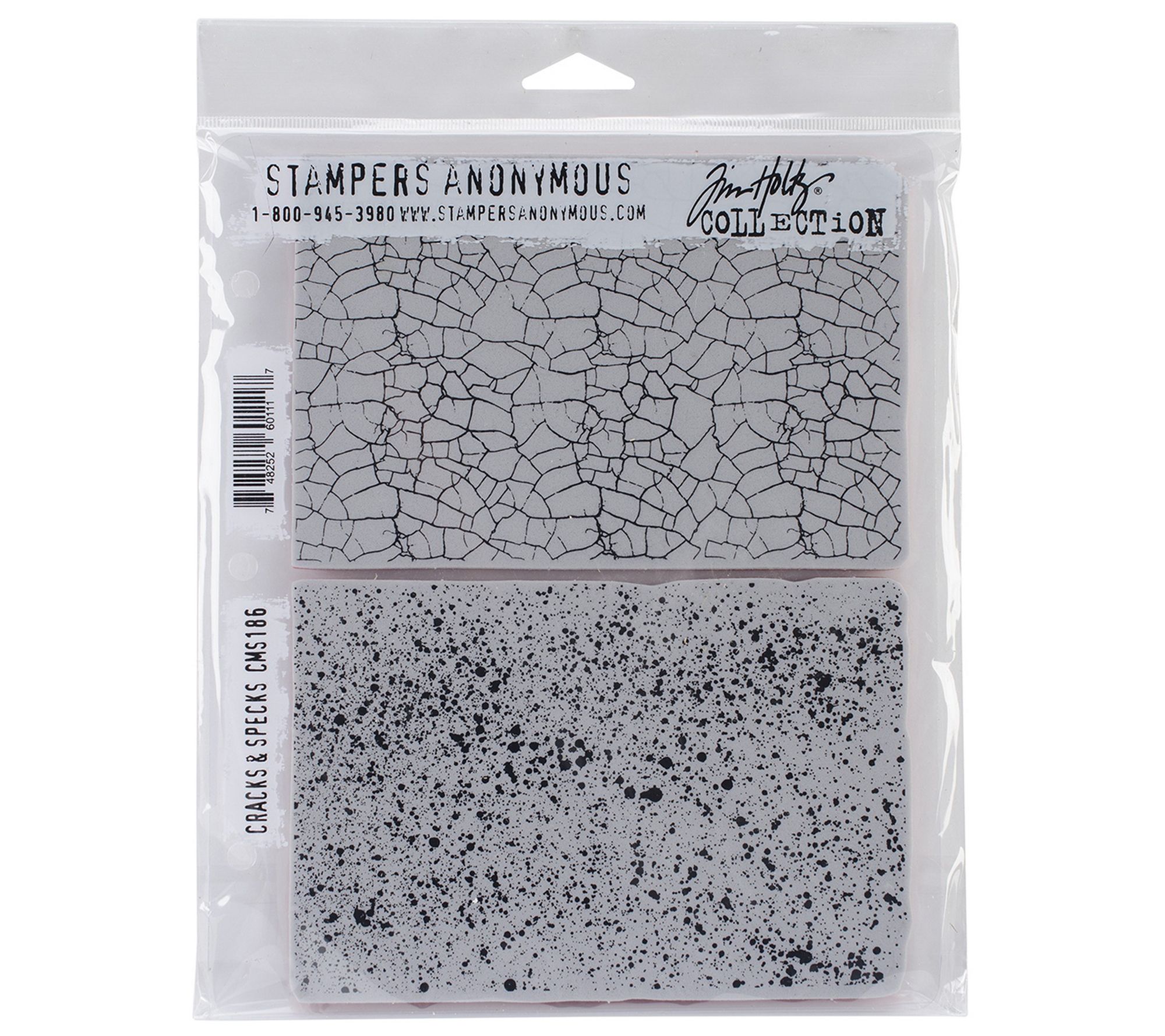 Flutter by Tim Holtz - Cling Mount Stamps - Stampers Anonymous - Sizzix