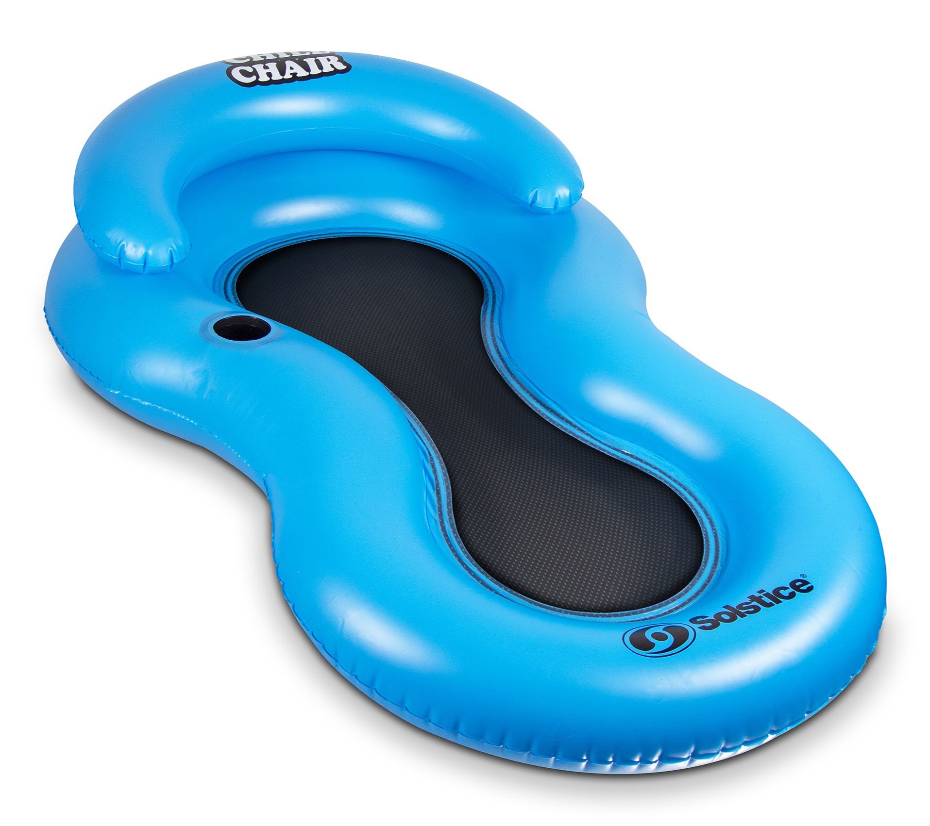 Swim Central Chill Pool Floating Lounge Chair -61" - Blue