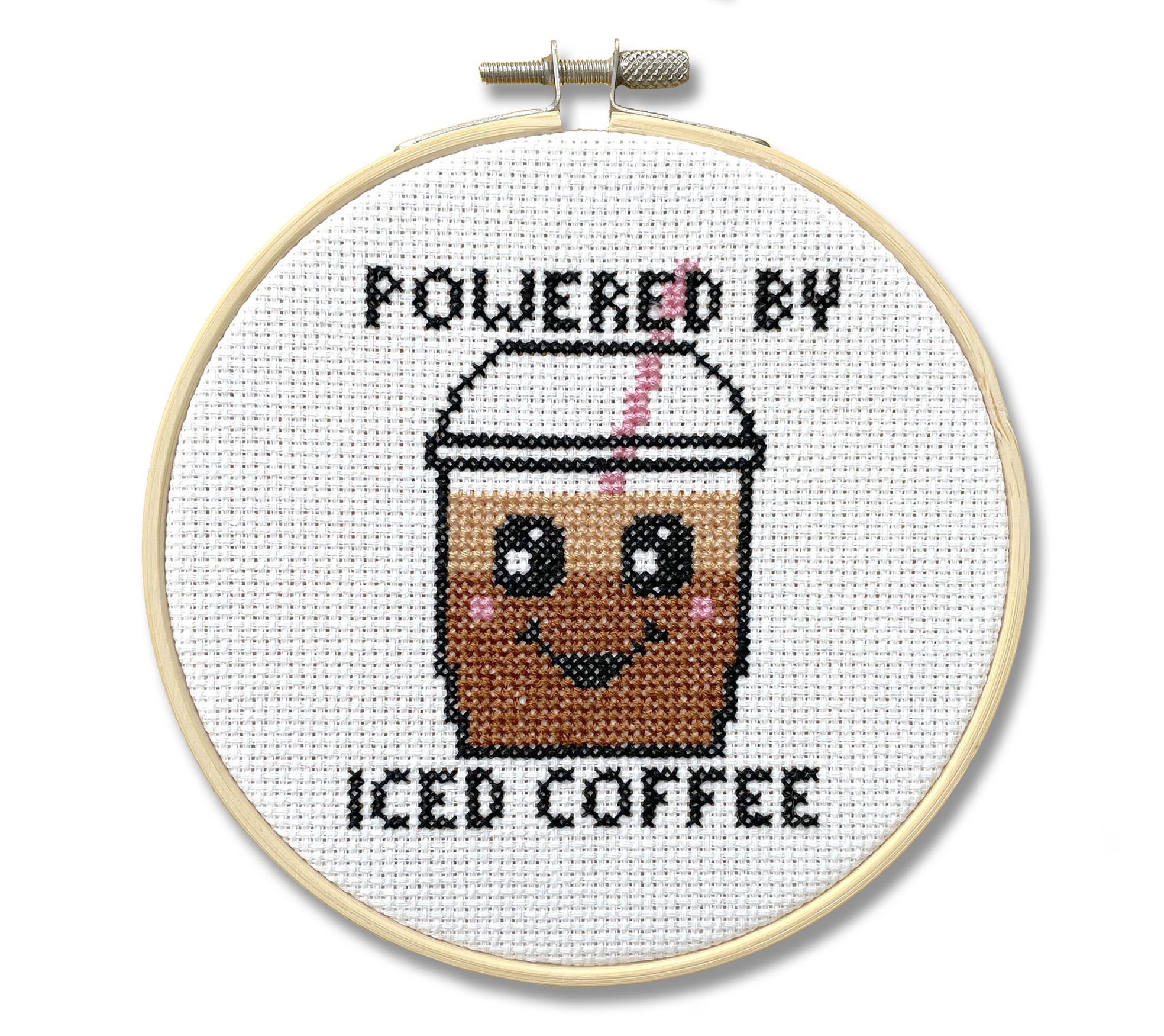 Spot Colors Powered By Iced Coffee Cross StitchKit