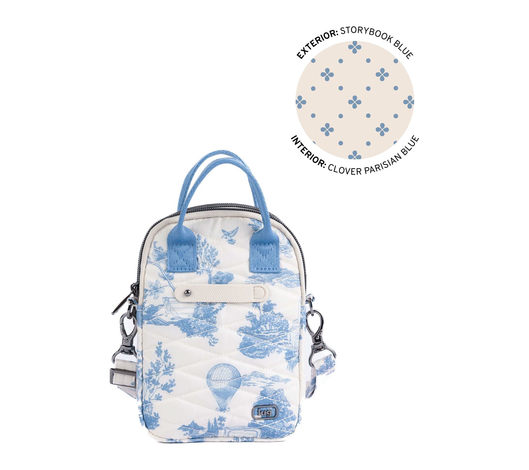 Lug Small Crossbody with Top Handles-Jetty LE