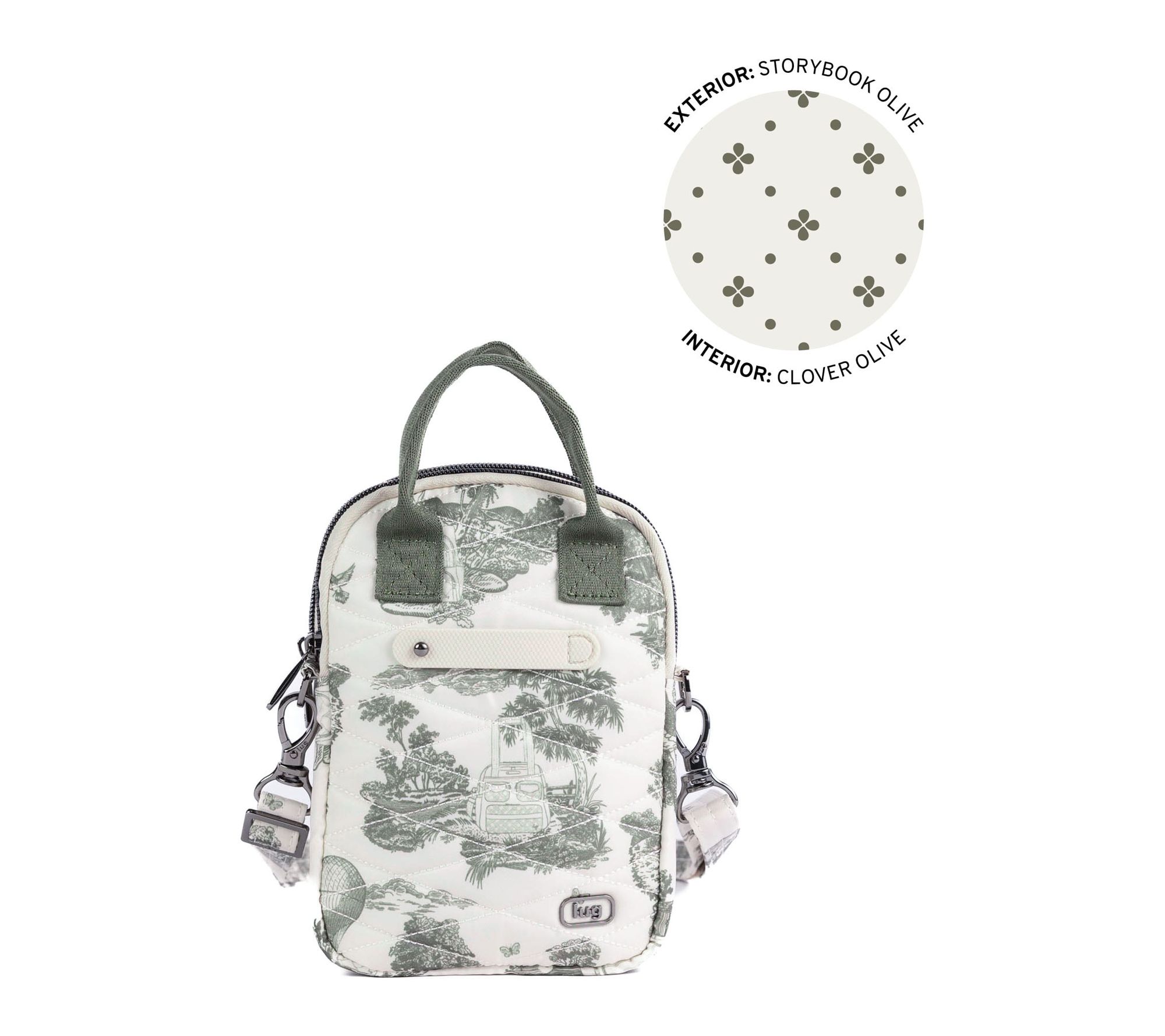 Lug Small Crossbody with Top Handles-Jetty LE