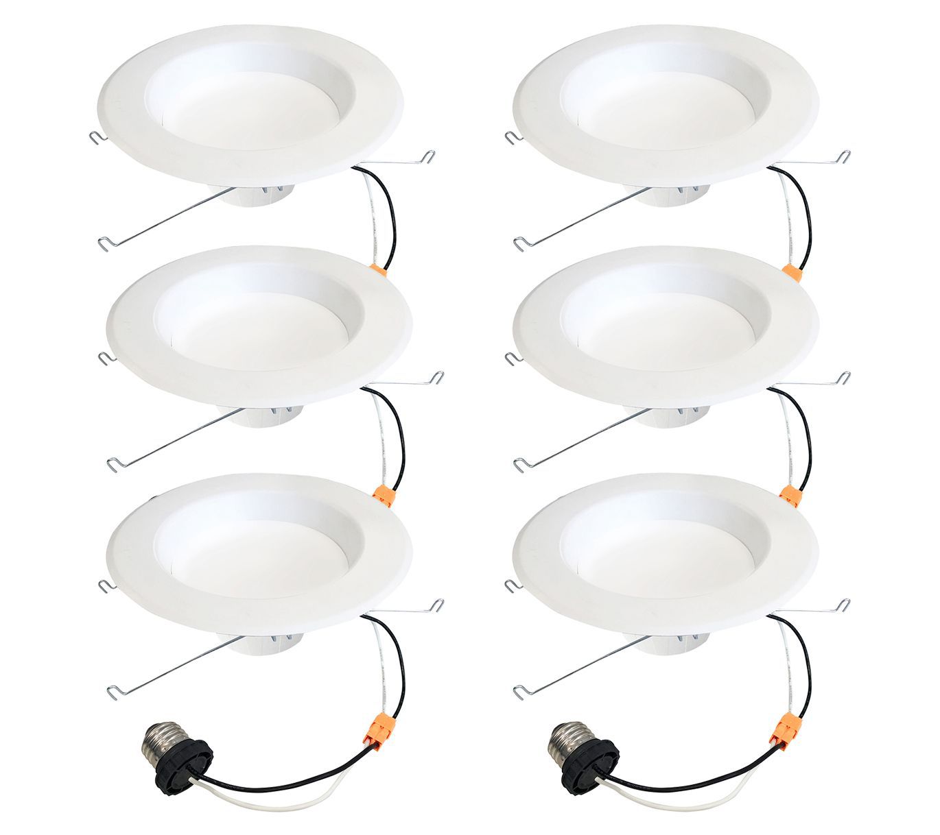 Bulbrite 14W 3000K 5/6" LED Recessed Downlight 6PK
