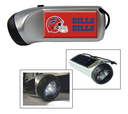 NFL Buffalo Bills Solar Powered Flashlight - QVC.com