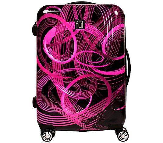 FUL Atomic 24" Spinner Rolling Luggage Suitcase