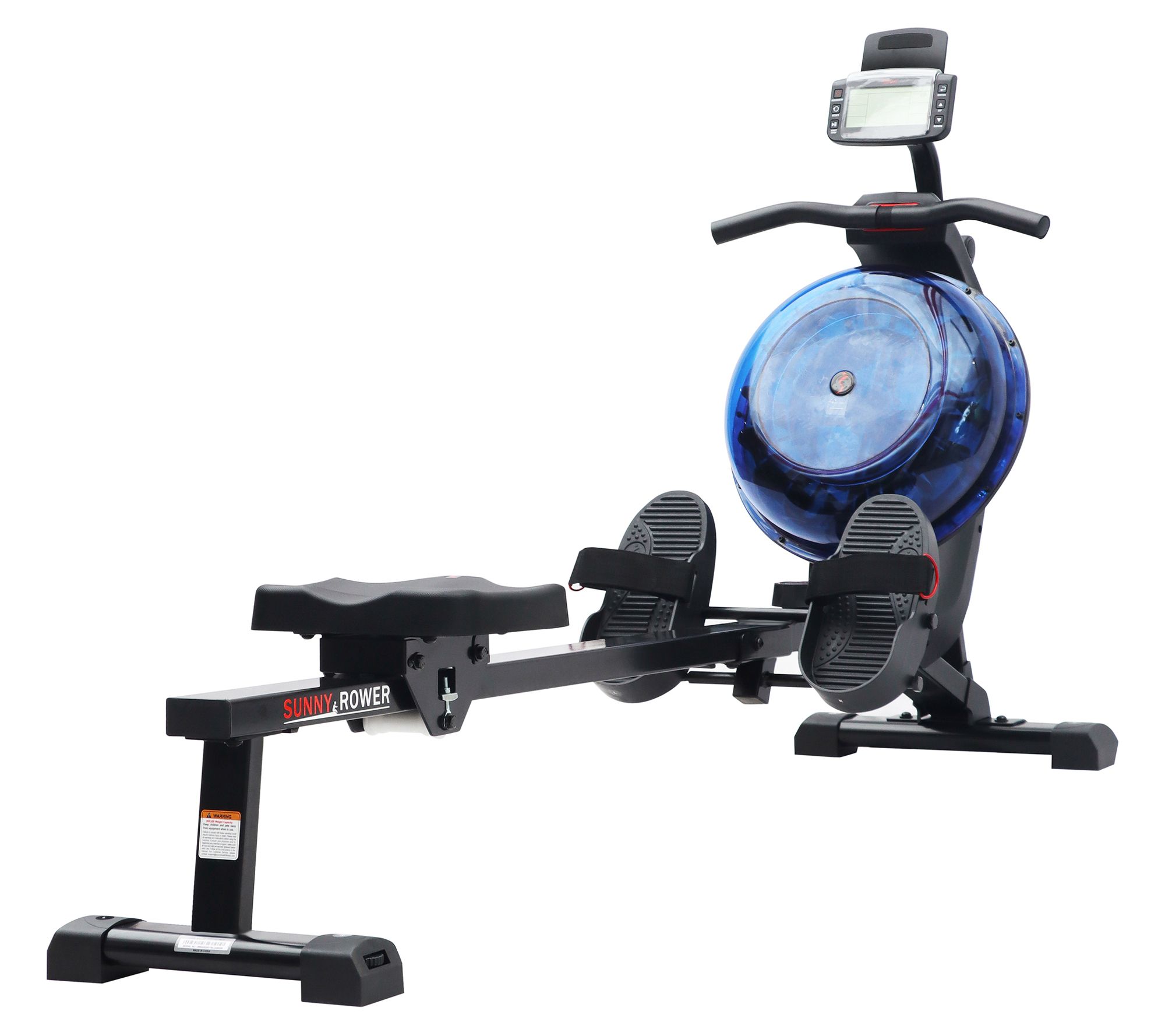 Sunny Health Fitness Smart Magnetic Water Rower