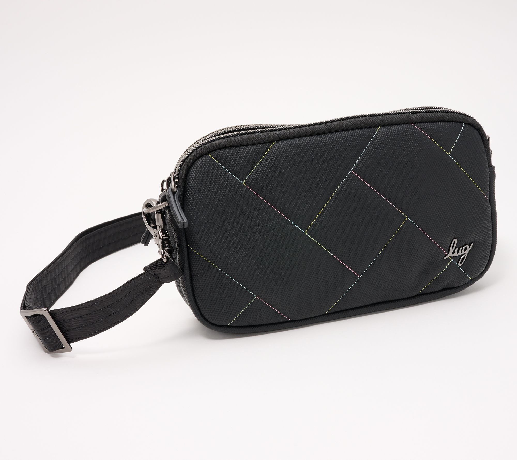 Lug Matte Luxe Convertible Hip Pouch - Coupe XL - QVC.com Lug Matte Luxe Convertible Hip Pouch - Coupe XL - QVC.com