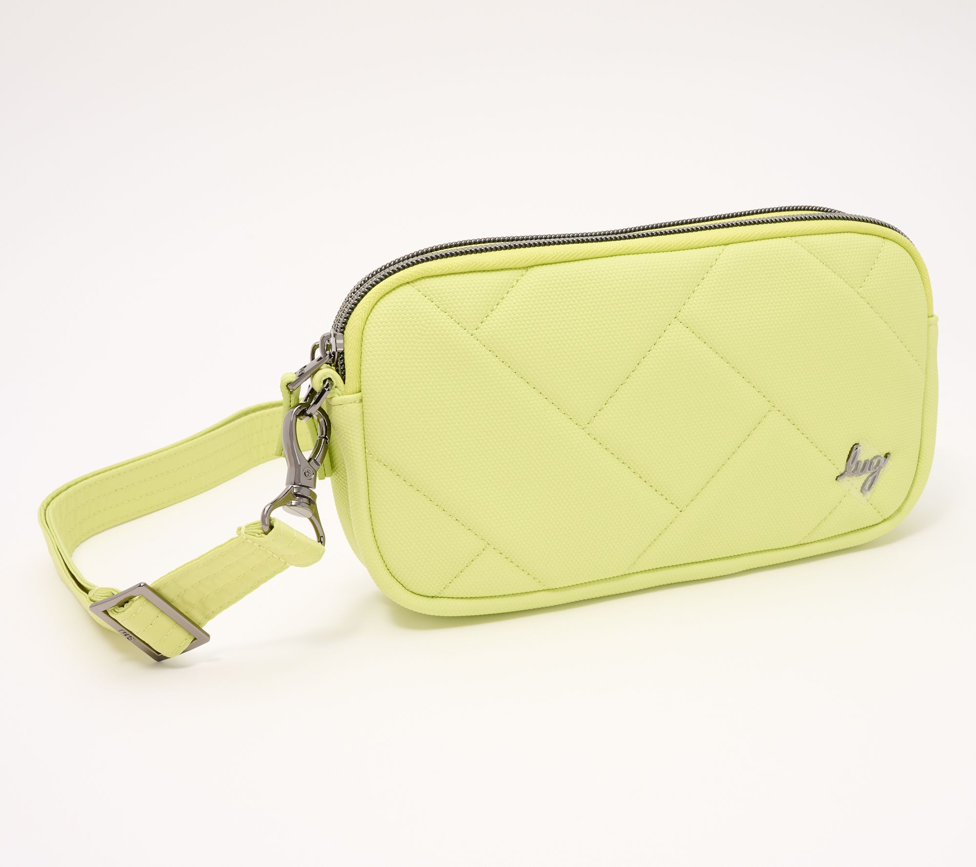 Lug Matte Luxe Convertible Hip Pouch - Coupe XL - QVC.com Lug Matte Luxe Convertible Hip Pouch - Coupe XL - QVC.com