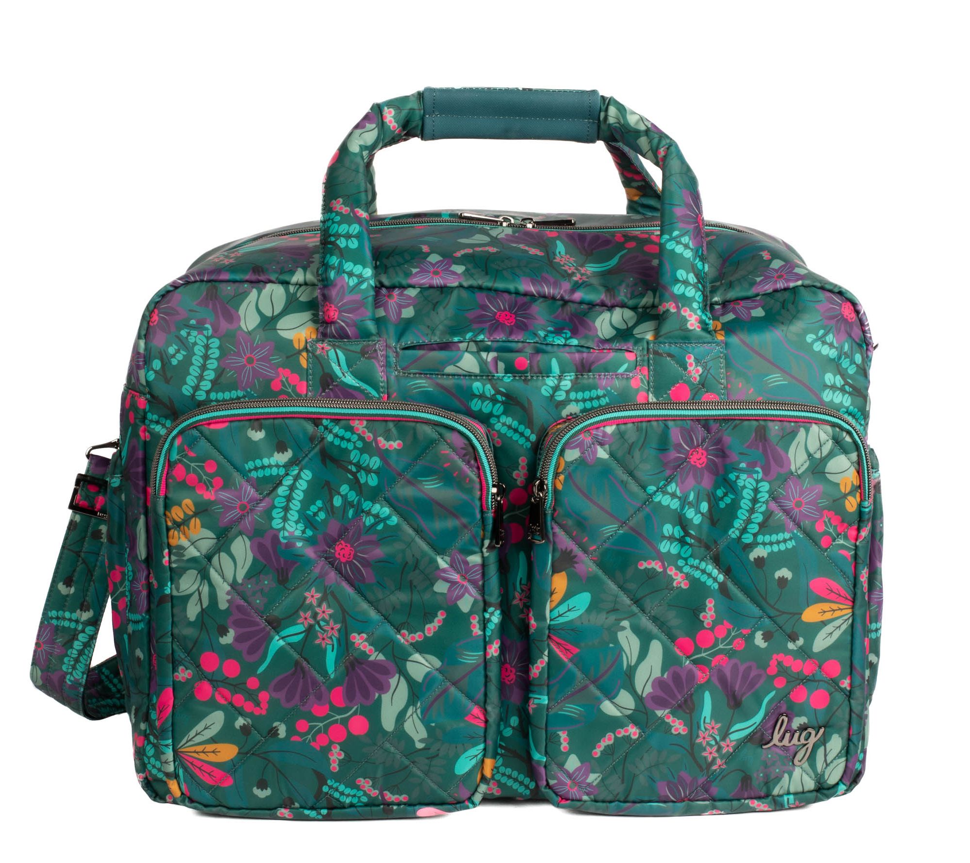 Lug Classic Duffel with Crossbody Strap - Drifter - QVC.com
