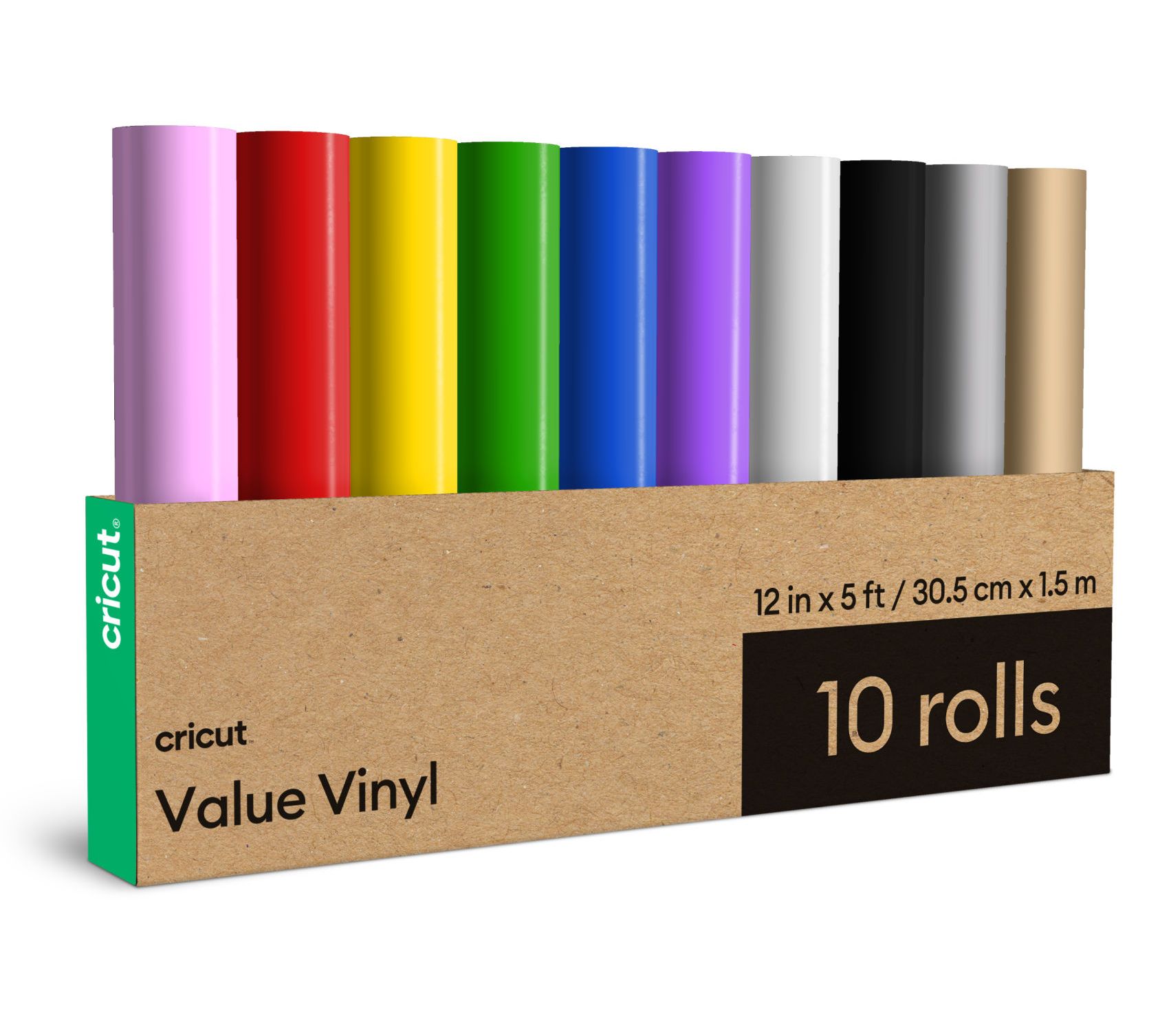 Cricut Value Vinyl Rainbow Sampler (10ct)