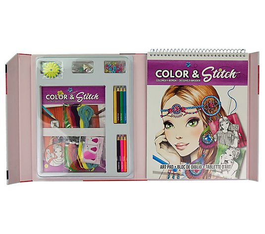 Style Me Up Color & Stitch Art Kit 