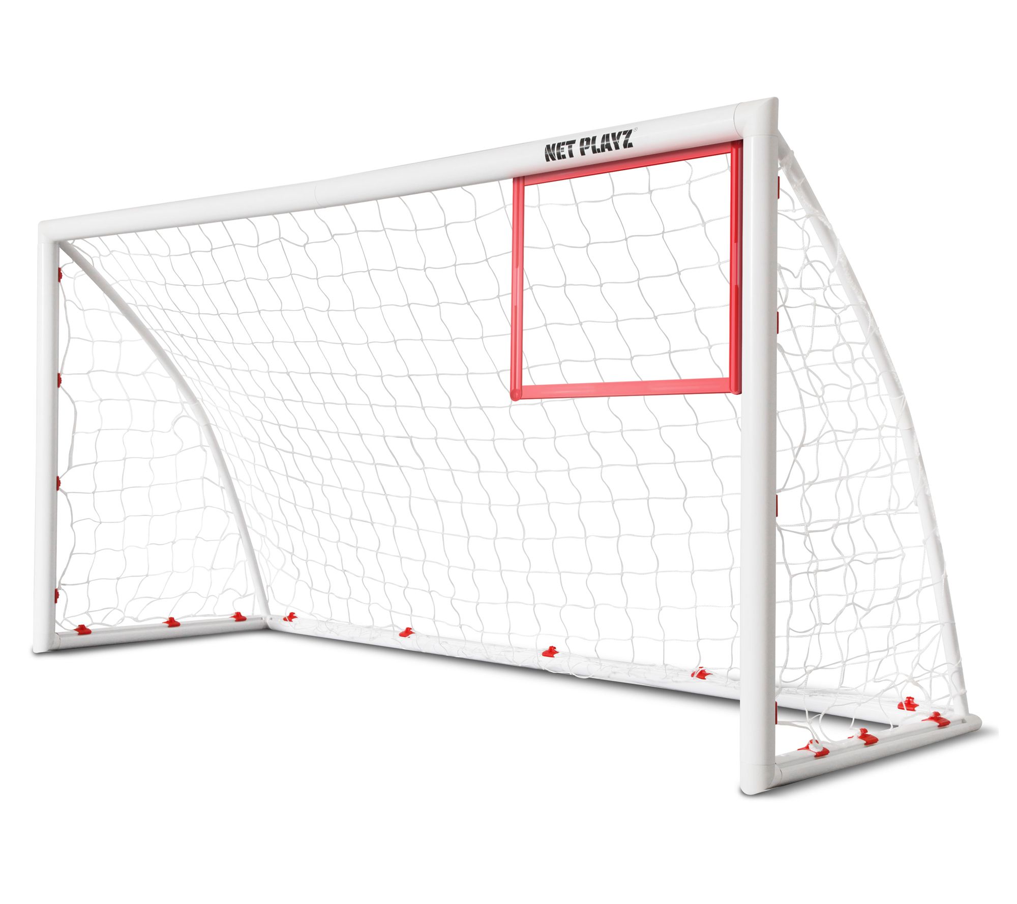 Net Playz PVC 8' x 4' Soccer Goal wtih Corner Target